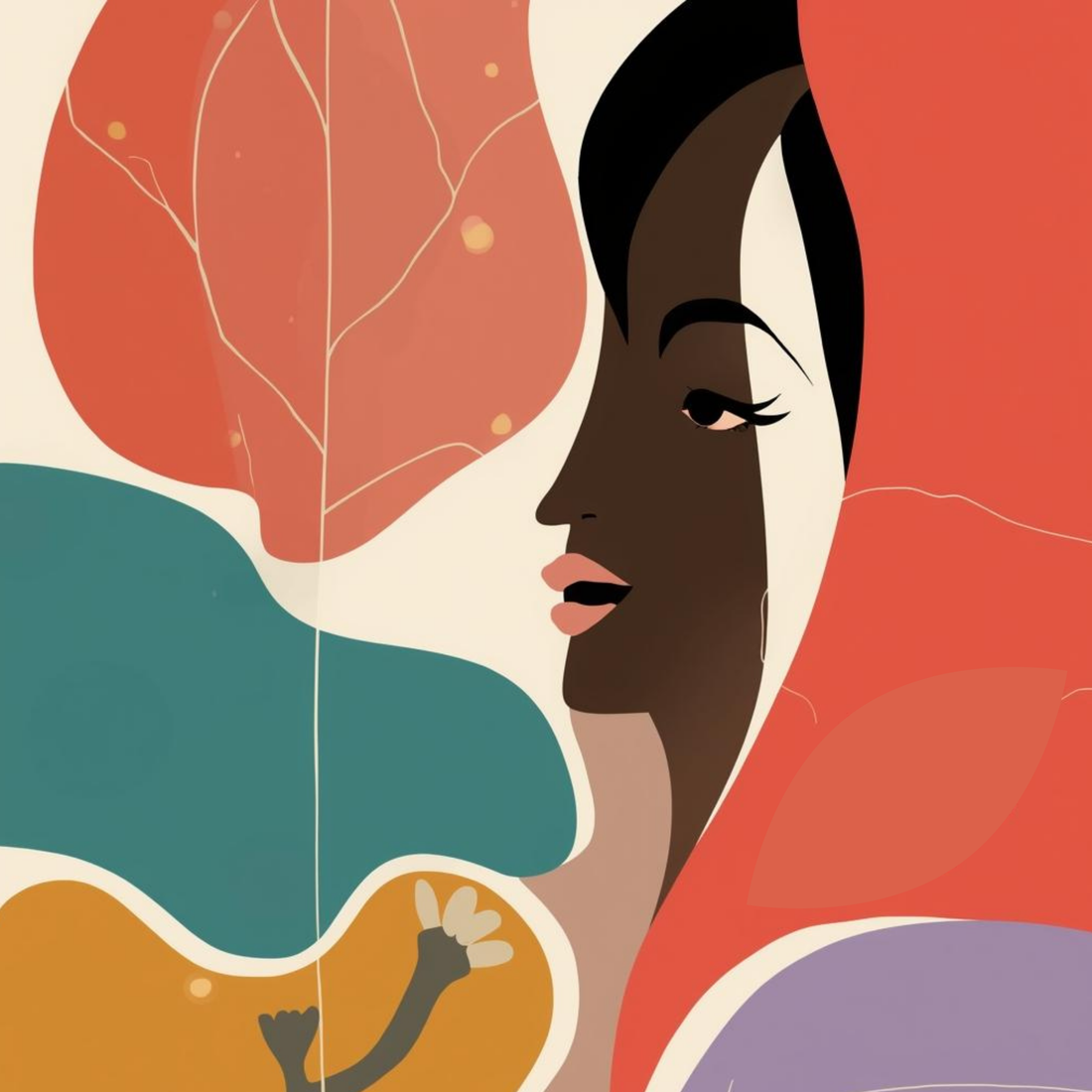 Peace Begins When You Pause-Abstract Wallart