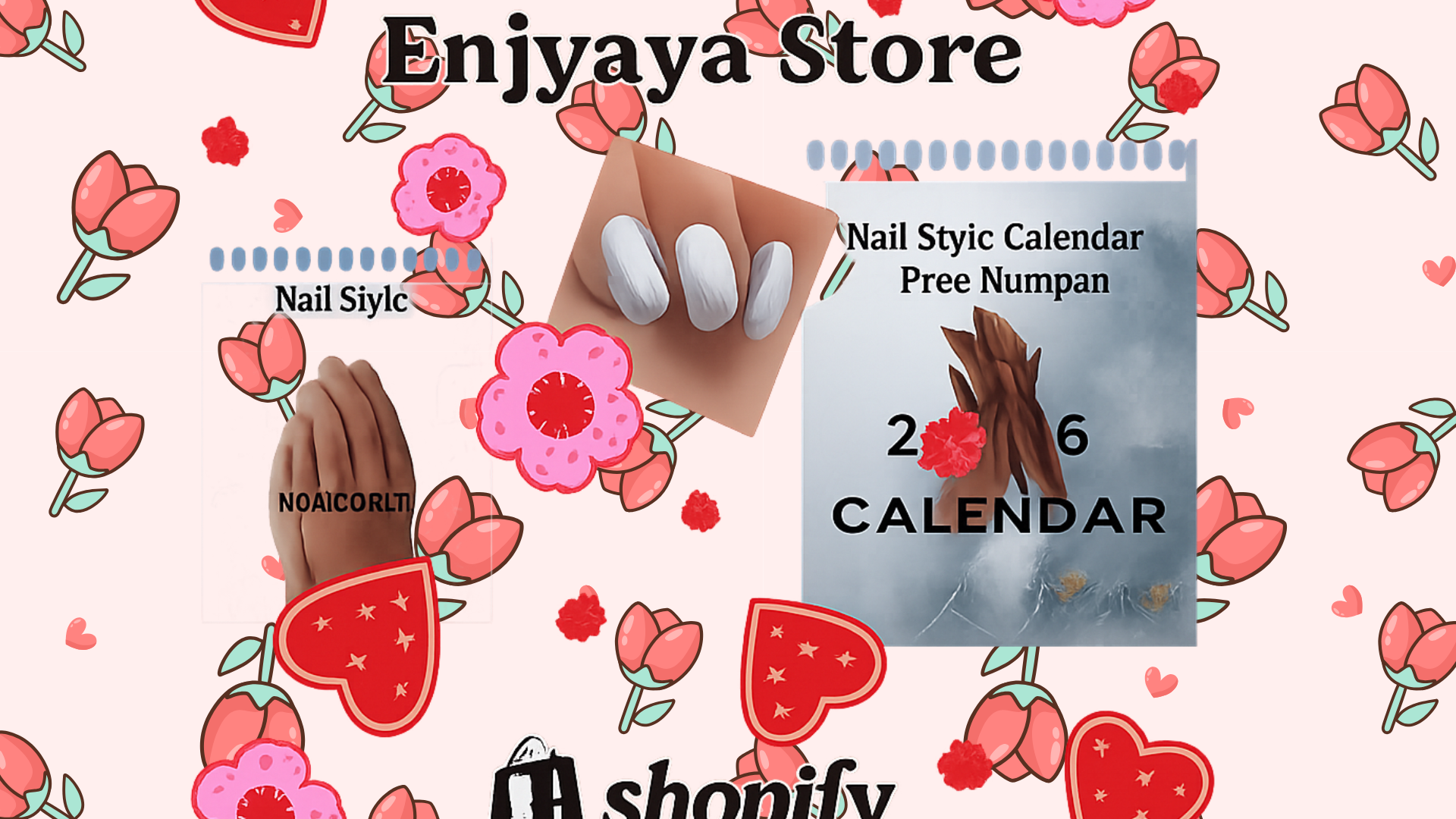 A Year of Style and Soul: Nail Style Calendar + Free Notepad