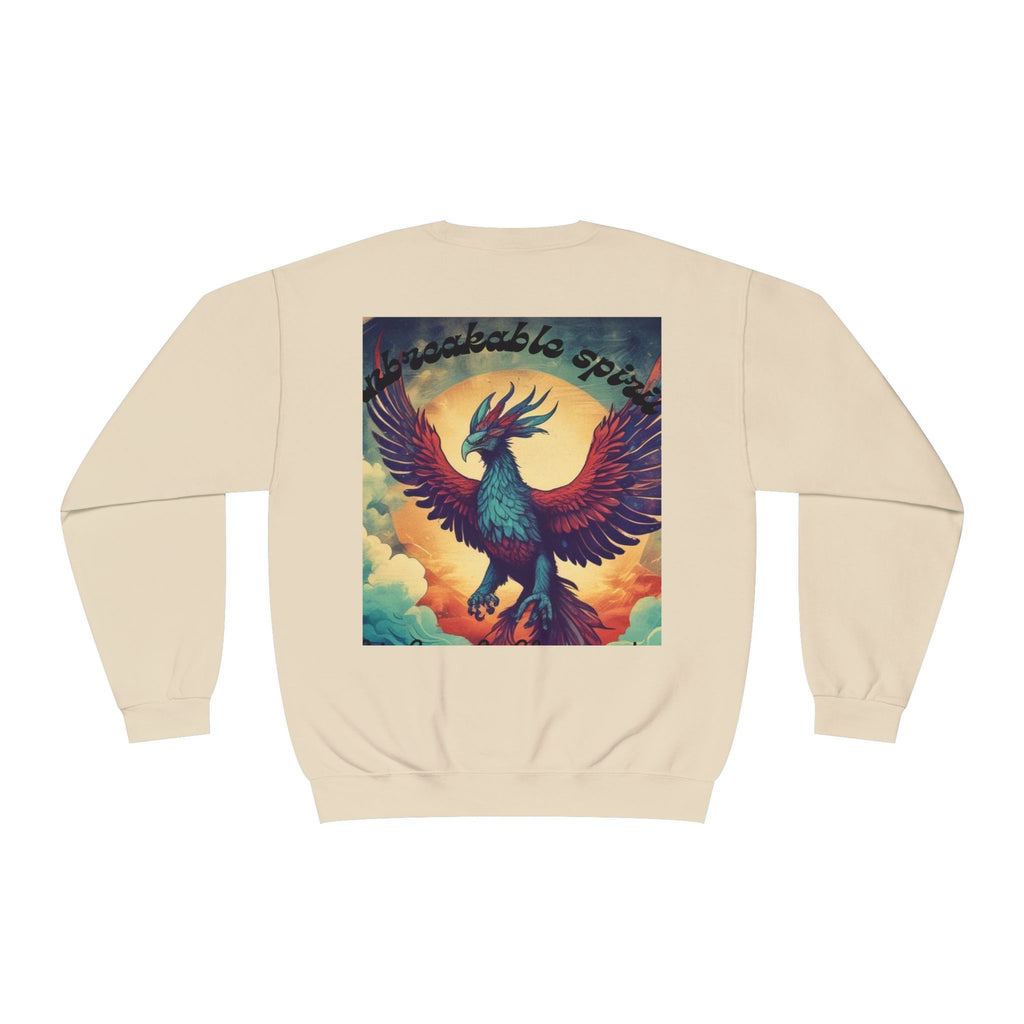 Unisex Phoenix Spirit Crewneck Sweatshirt - Bold Graphic Design