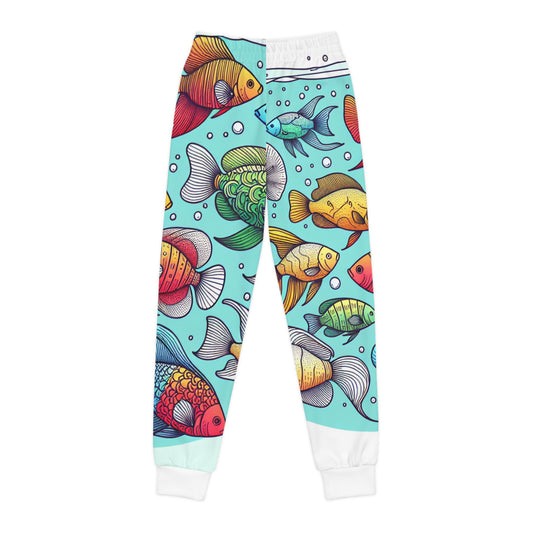 Colorful Fish Youth Joggers - Fun & Comfortable for Ocean Lovers