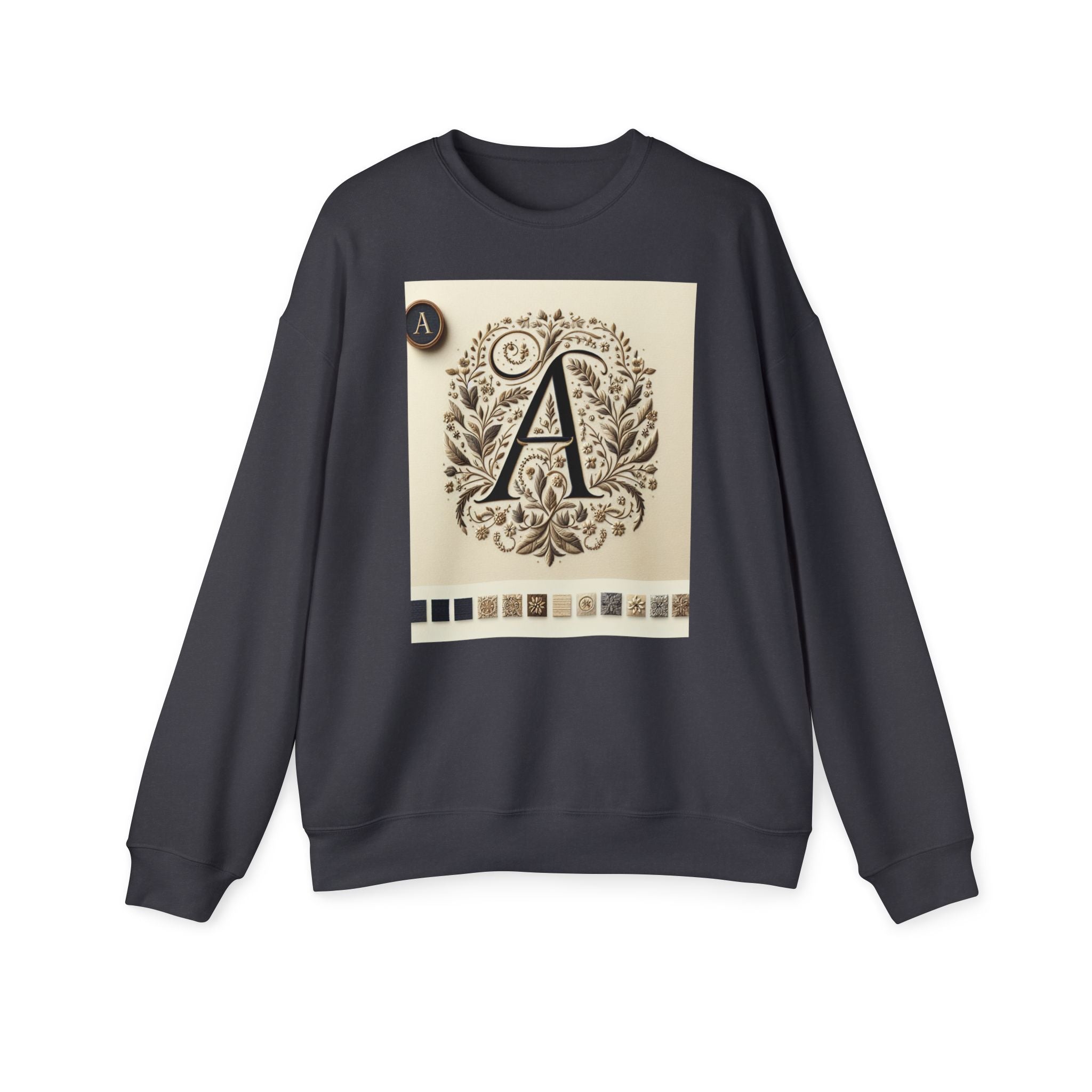 Personalized Monogram Unisex Drop Shoulder Sweatshirt