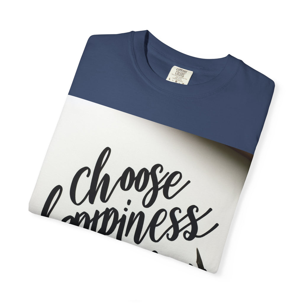 Happy Father's Day T-Shirt, Choose Happiness Gift for Dad, Unisex Graphic Tee, Casual Wear, Birthday Gift for Him