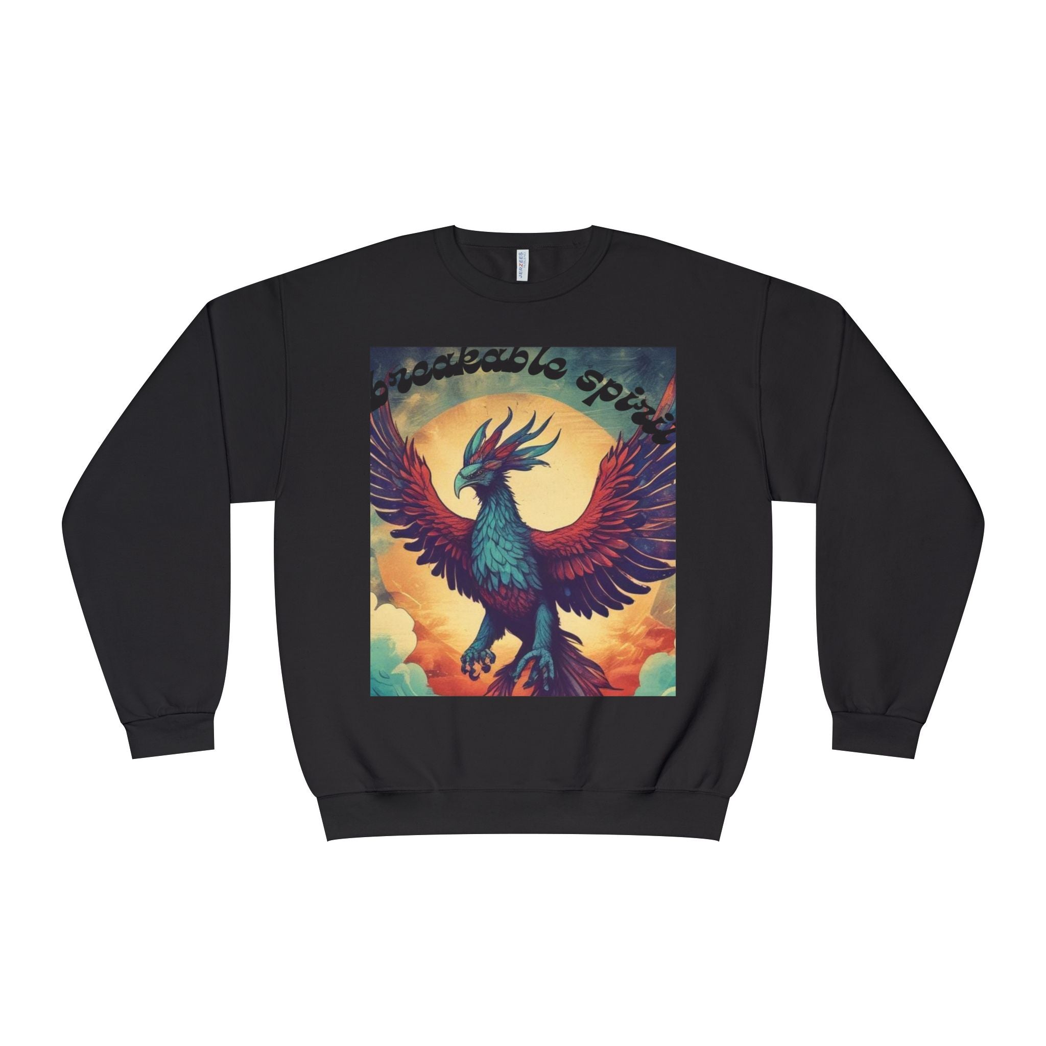 Unisex Phoenix Spirit Crewneck Sweatshirt - Bold Graphic Design