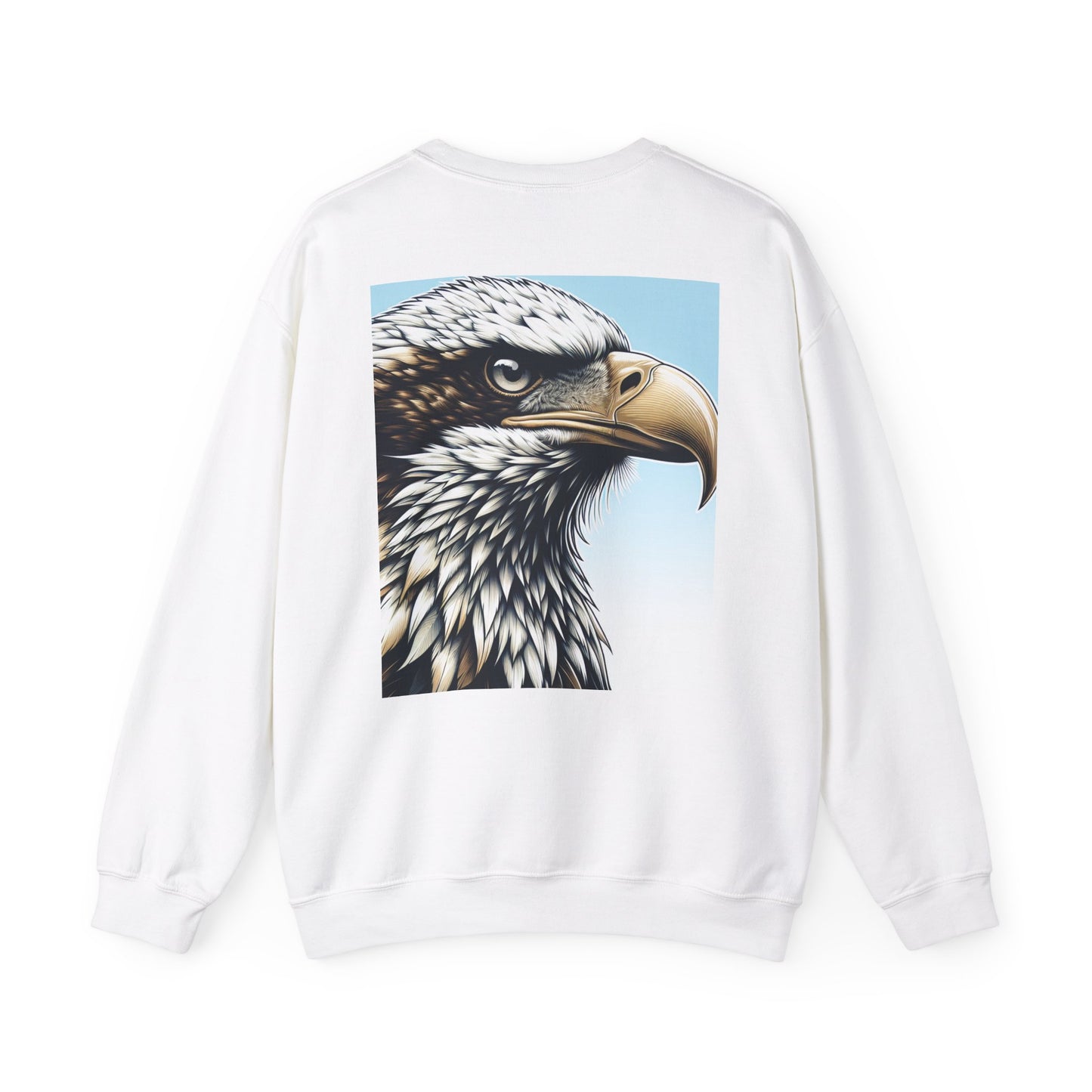 Unisex Heavy Blend Crewneck Sweatshirt - 'Unbreakable Spirit' Eagle Design