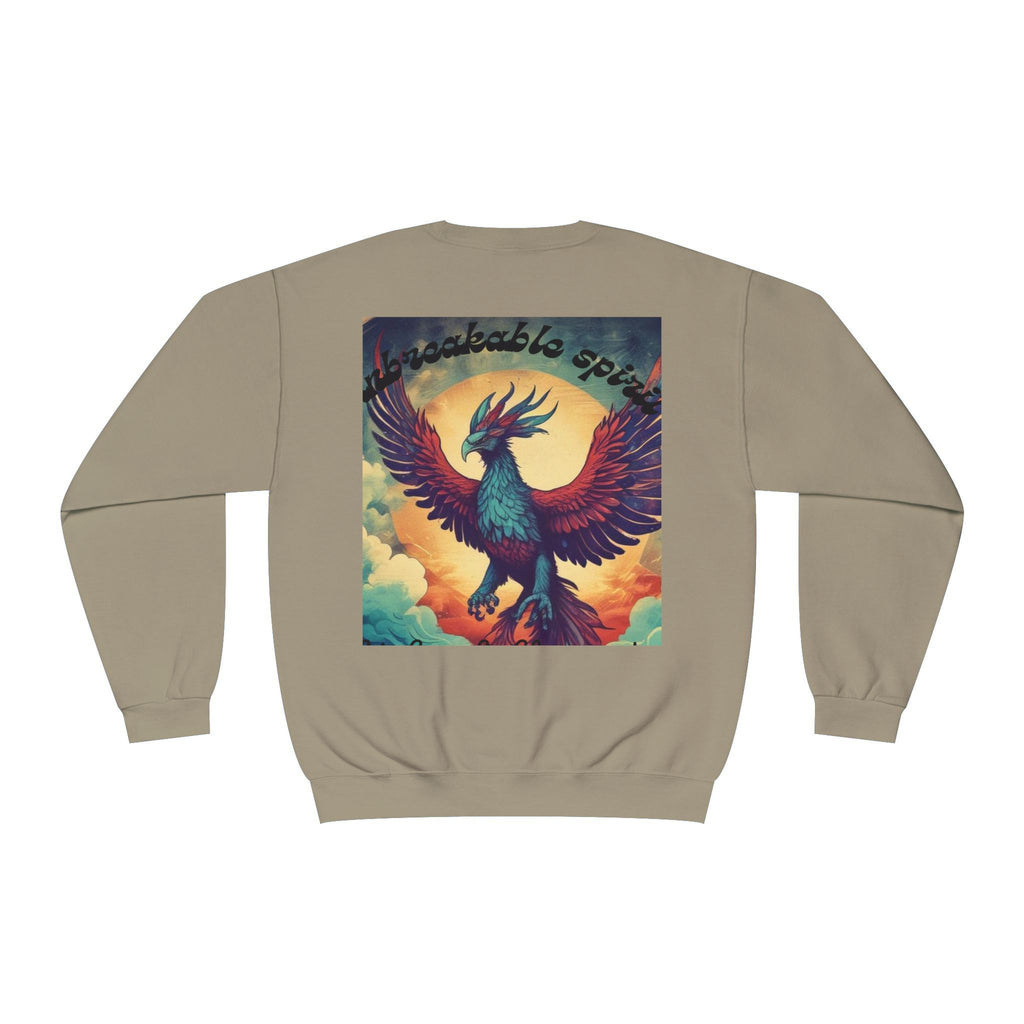 Unisex Phoenix Spirit Crewneck Sweatshirt - Bold Graphic Design