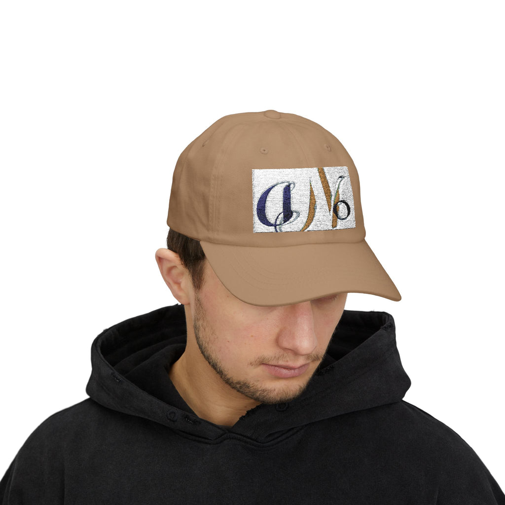 Stylish Classic Dad Cap with Elegant Monogram Design
