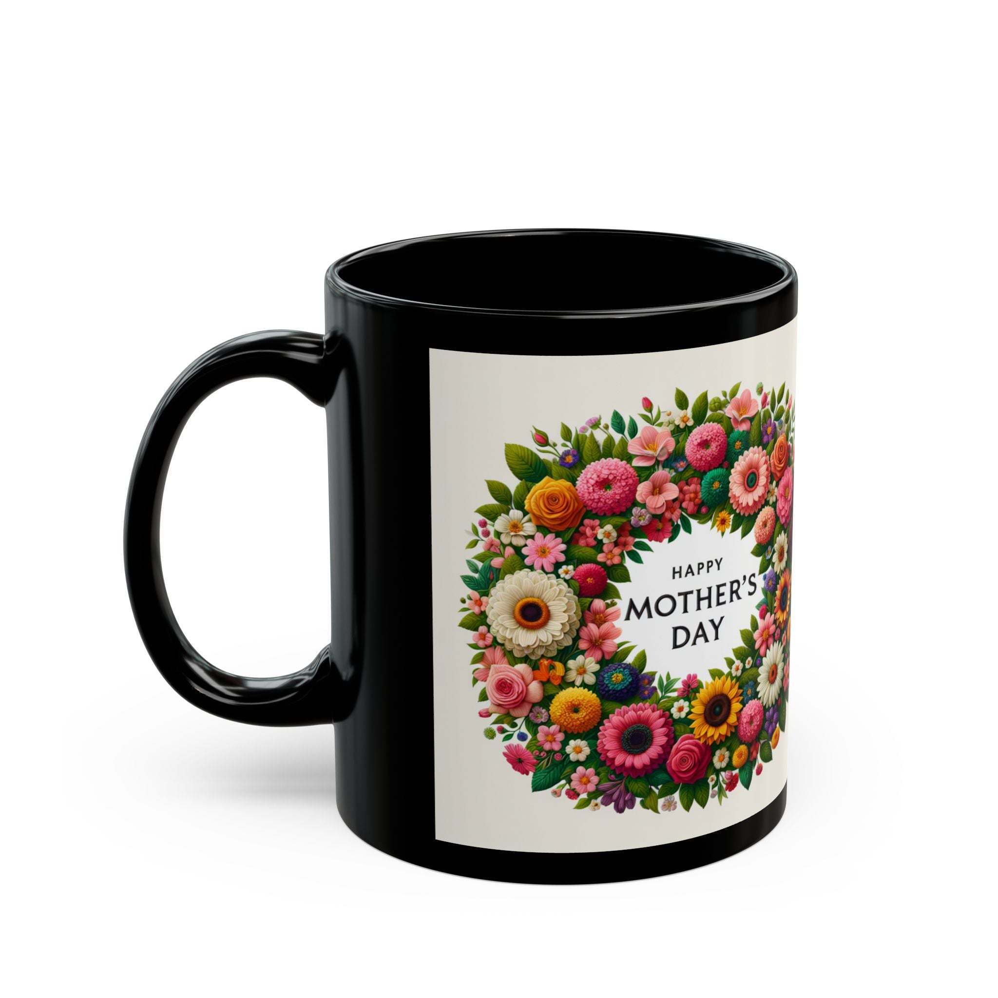 Floral Mother's Day Mug - Gift for Mom - 11oz & 15oz