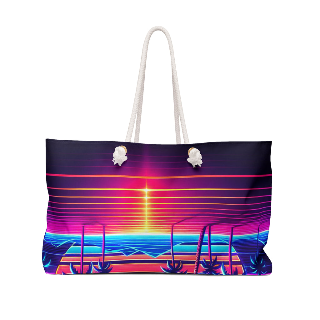 Vibrant Sunset Weekender Bag - Perfect for Travel & Getaways