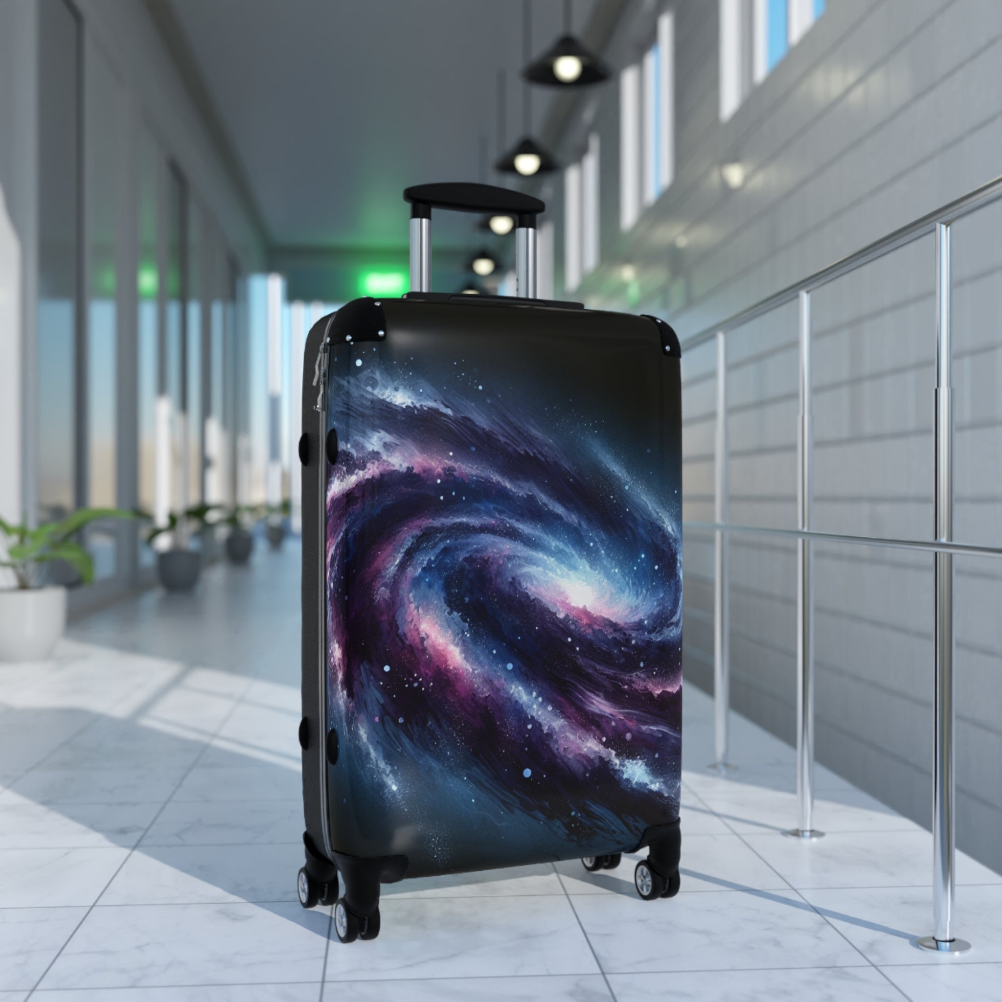 Cosmic Galaxy Suitcase - Stylish Travel Luggage for Adventurers