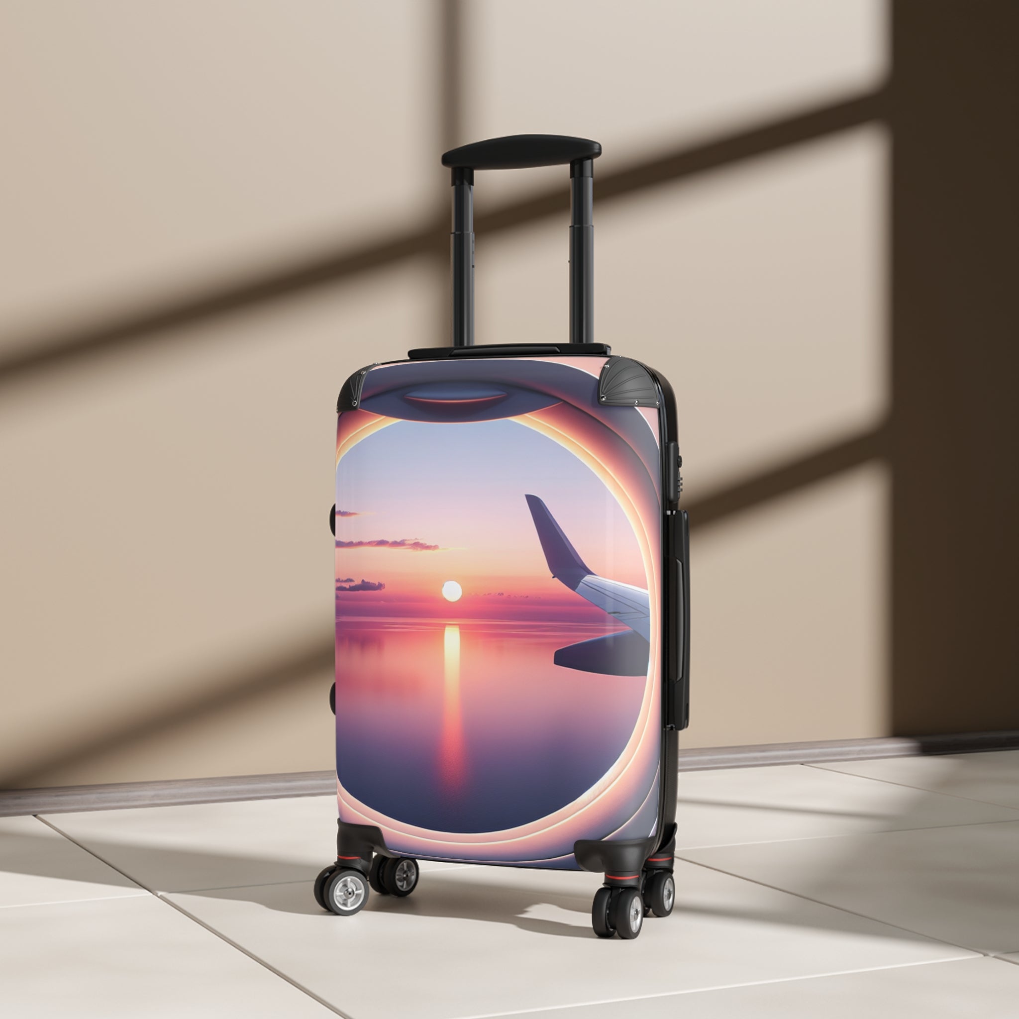 Sunset Travel Suitcase - Stylish Luggage for Adventurers