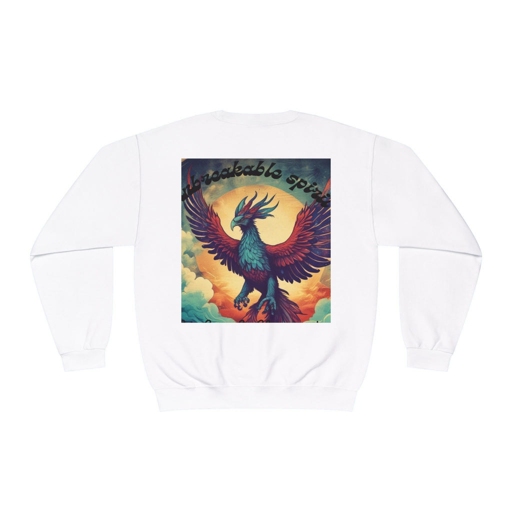 Unisex Phoenix Spirit Crewneck Sweatshirt - Bold Graphic Design
