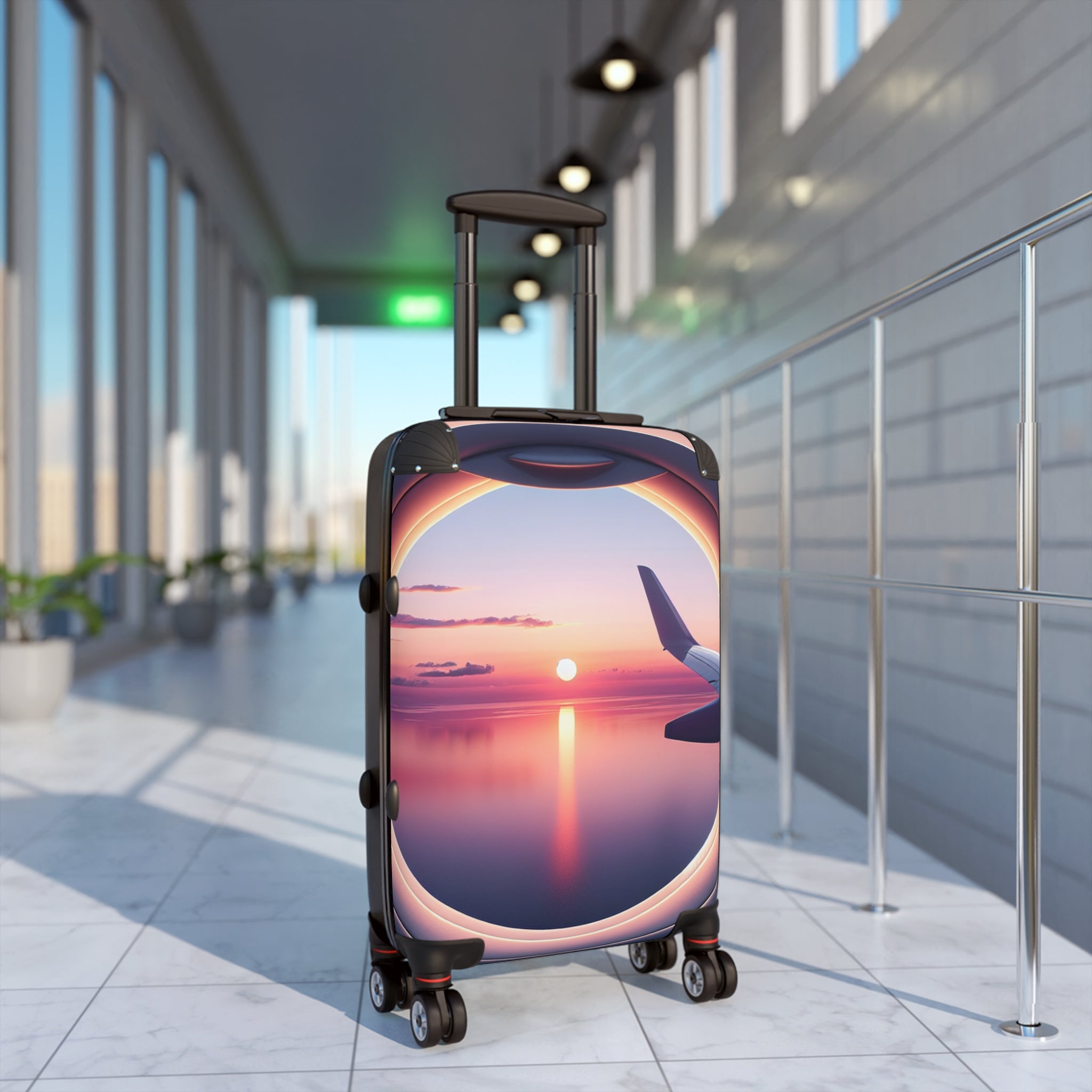 Sunset Travel Suitcase - Stylish Luggage for Adventurers