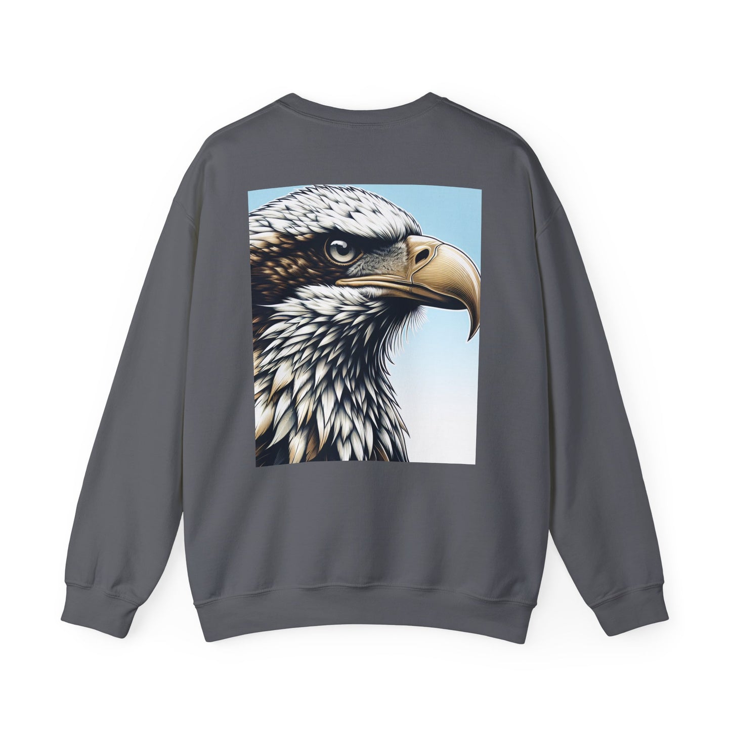 Unisex Heavy Blend Crewneck Sweatshirt - 'Unbreakable Spirit' Eagle Design