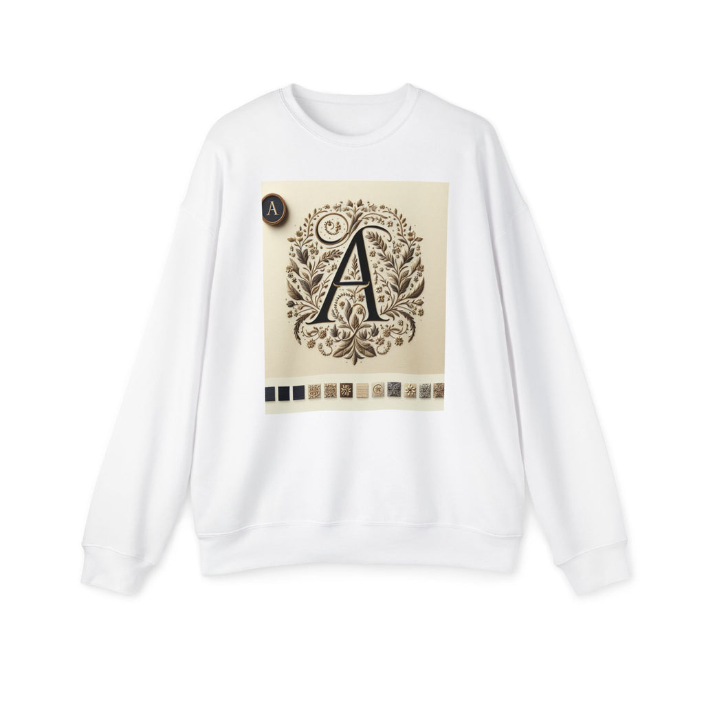 Personalized Monogram Unisex Drop Shoulder Sweatshirt