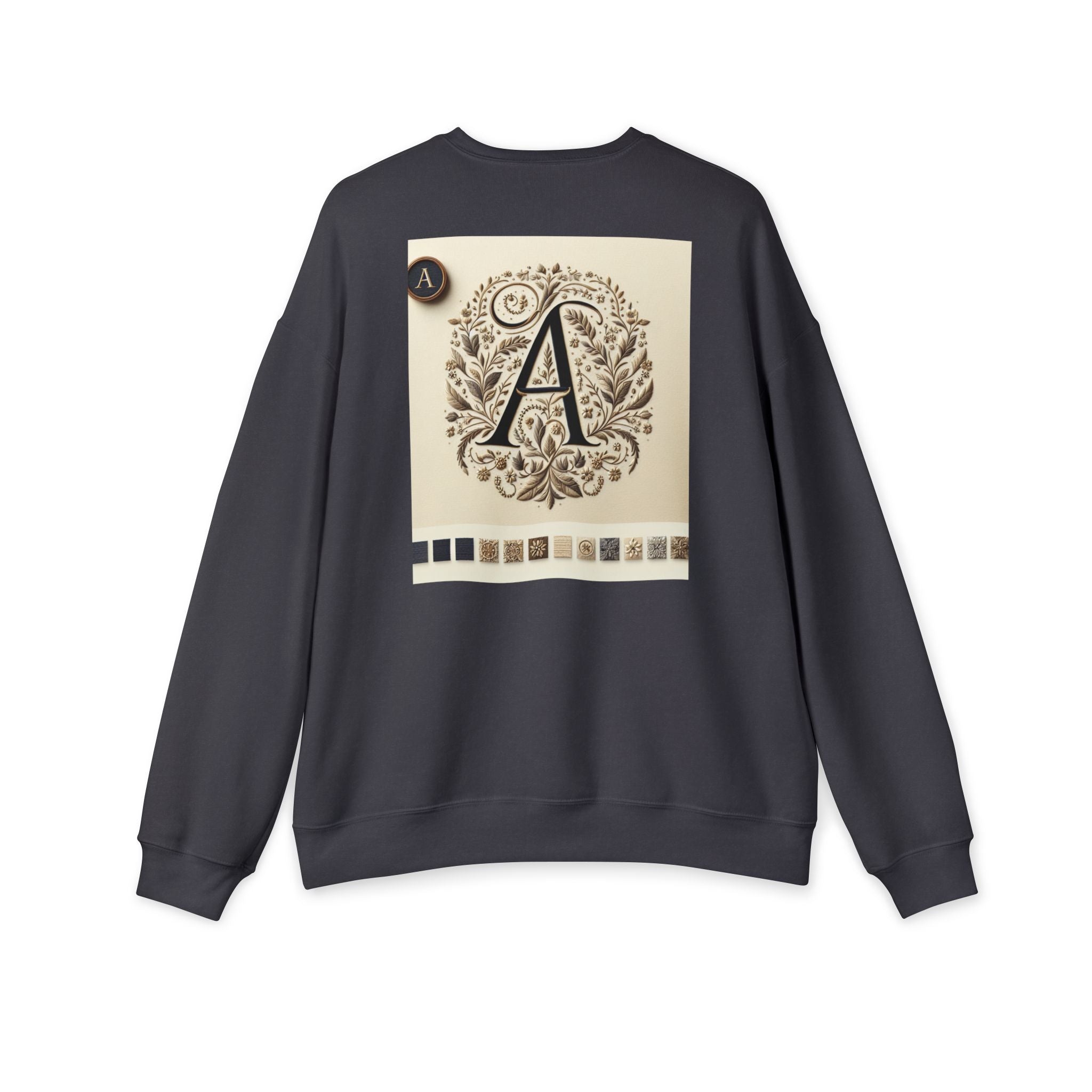 Personalized Monogram Unisex Drop Shoulder Sweatshirt