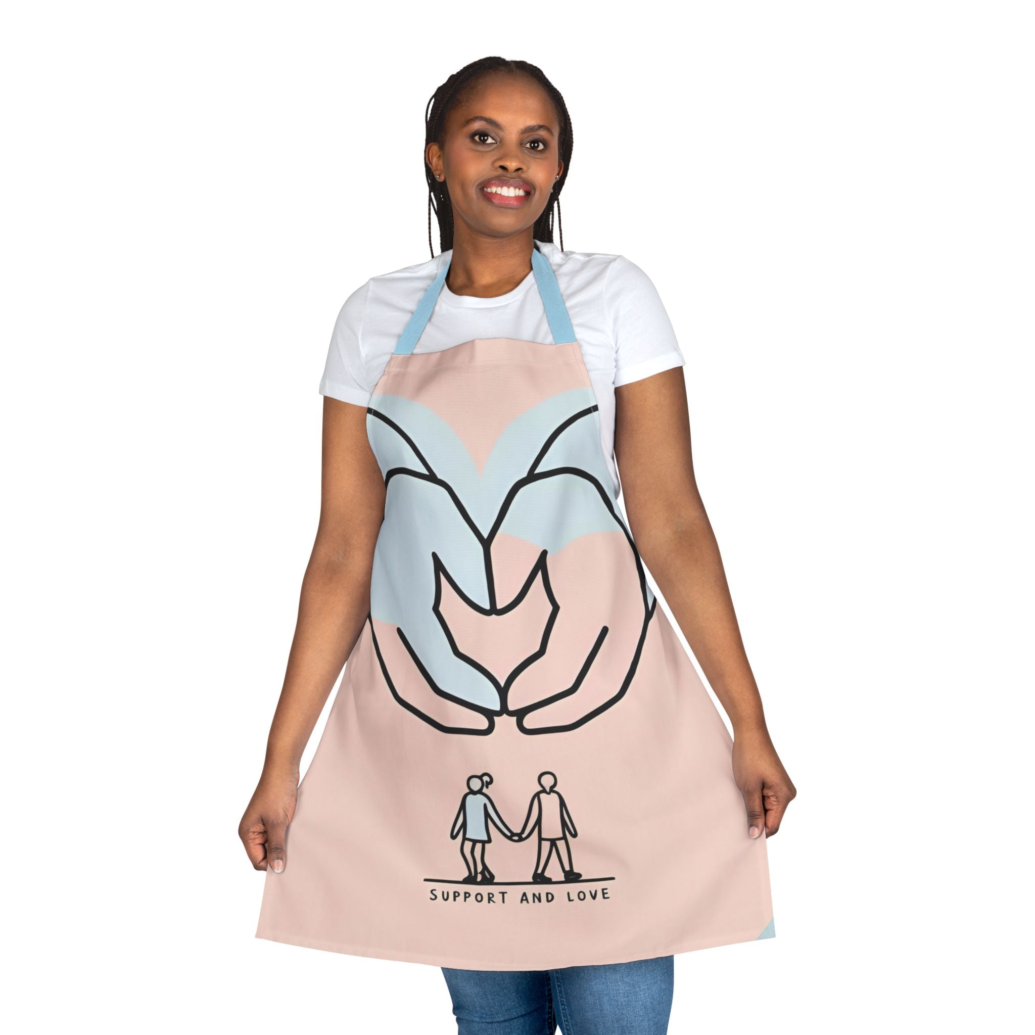Support and Love Apron with 5-Color Straps