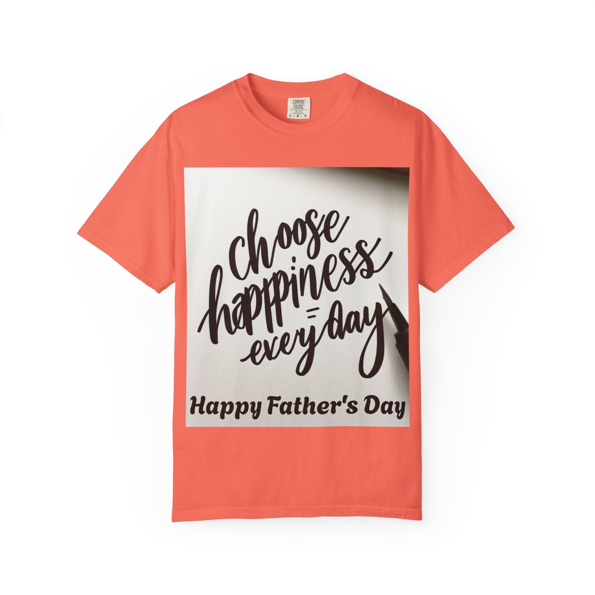 Happy Father's Day T-Shirt, Choose Happiness Gift for Dad, Unisex Graphic Tee, Casual Wear, Birthday Gift for Him
