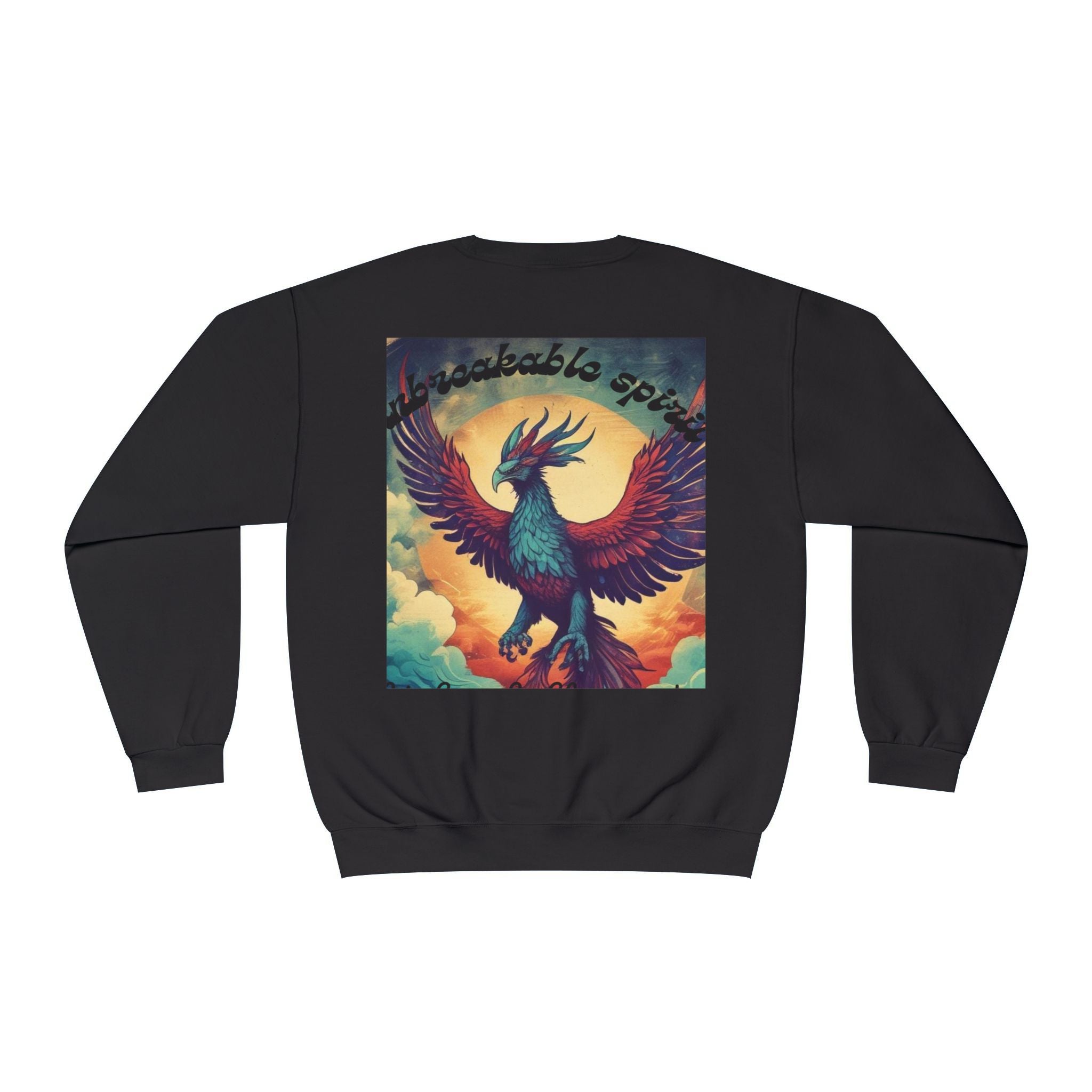 Unisex Phoenix Spirit Crewneck Sweatshirt - Bold Graphic Design