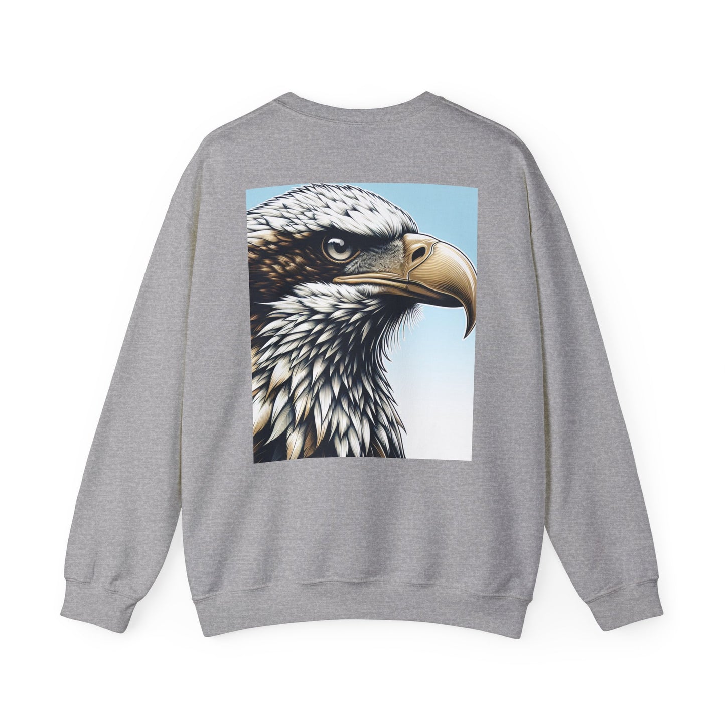 Unisex Heavy Blend Crewneck Sweatshirt - 'Unbreakable Spirit' Eagle Design