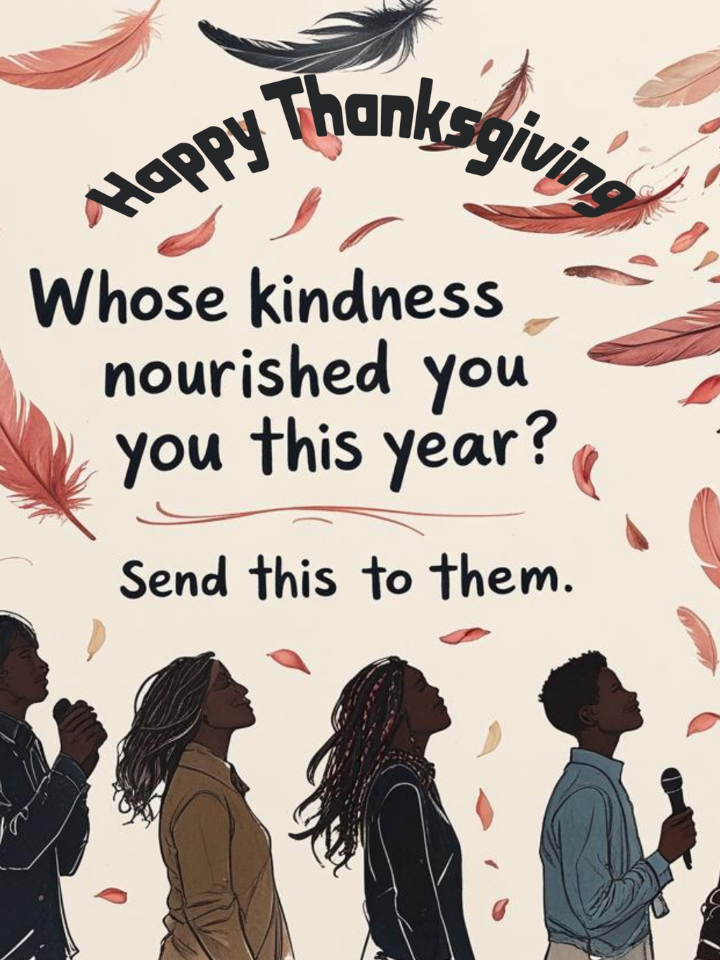 Harvest of Voices -Thanksgiving cards set of 4