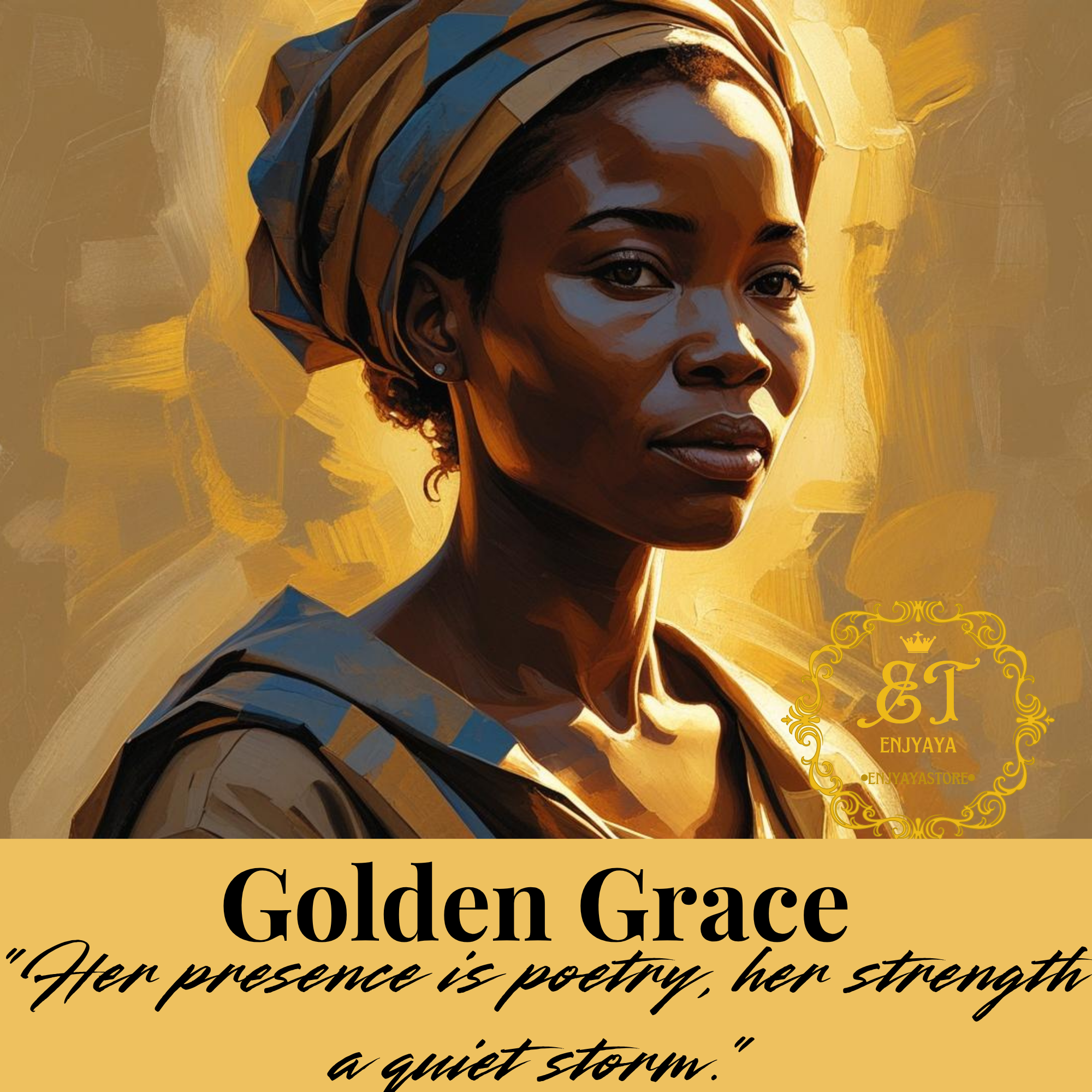 Golden Grace Wall art