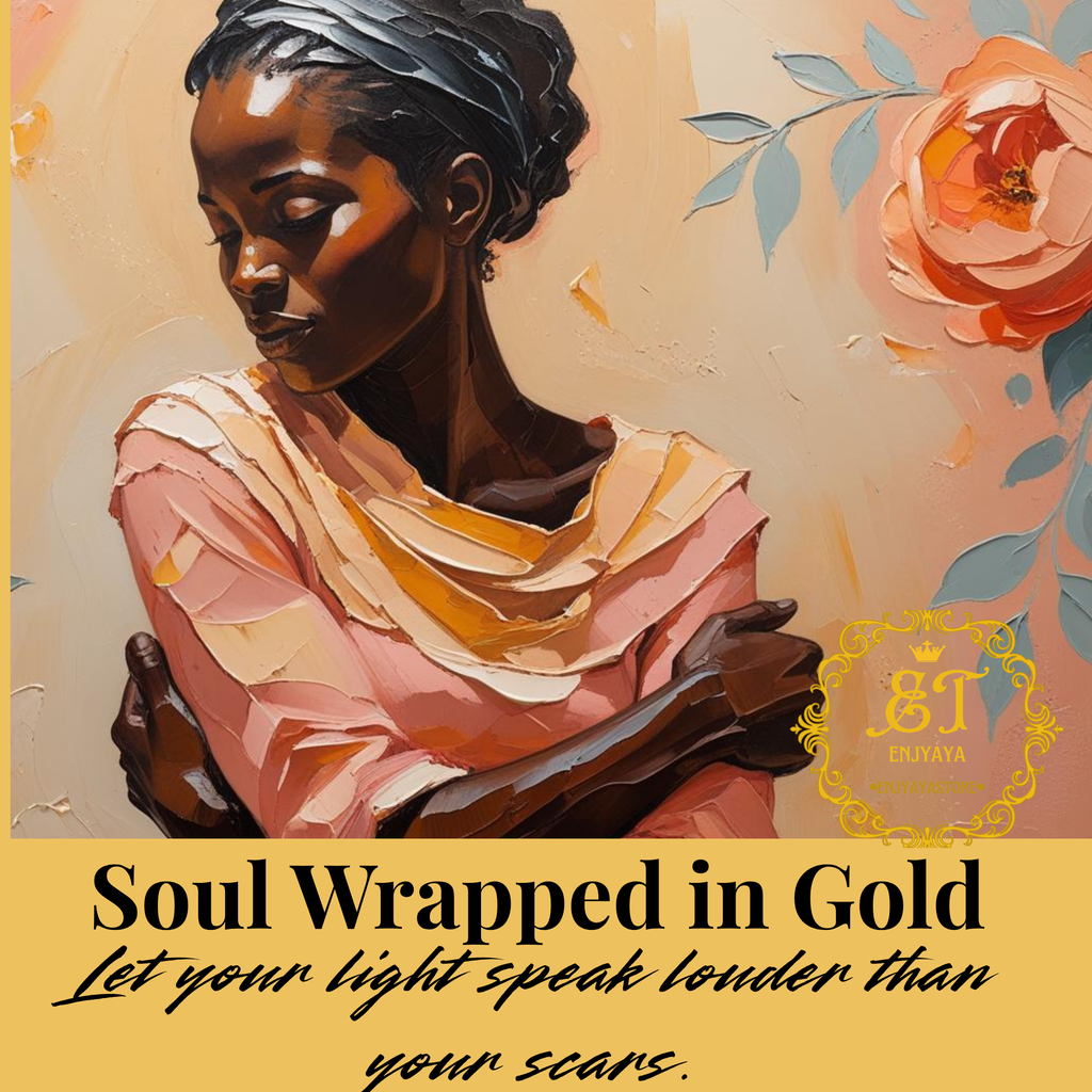 Soul Wrapped in Gold-Wall art