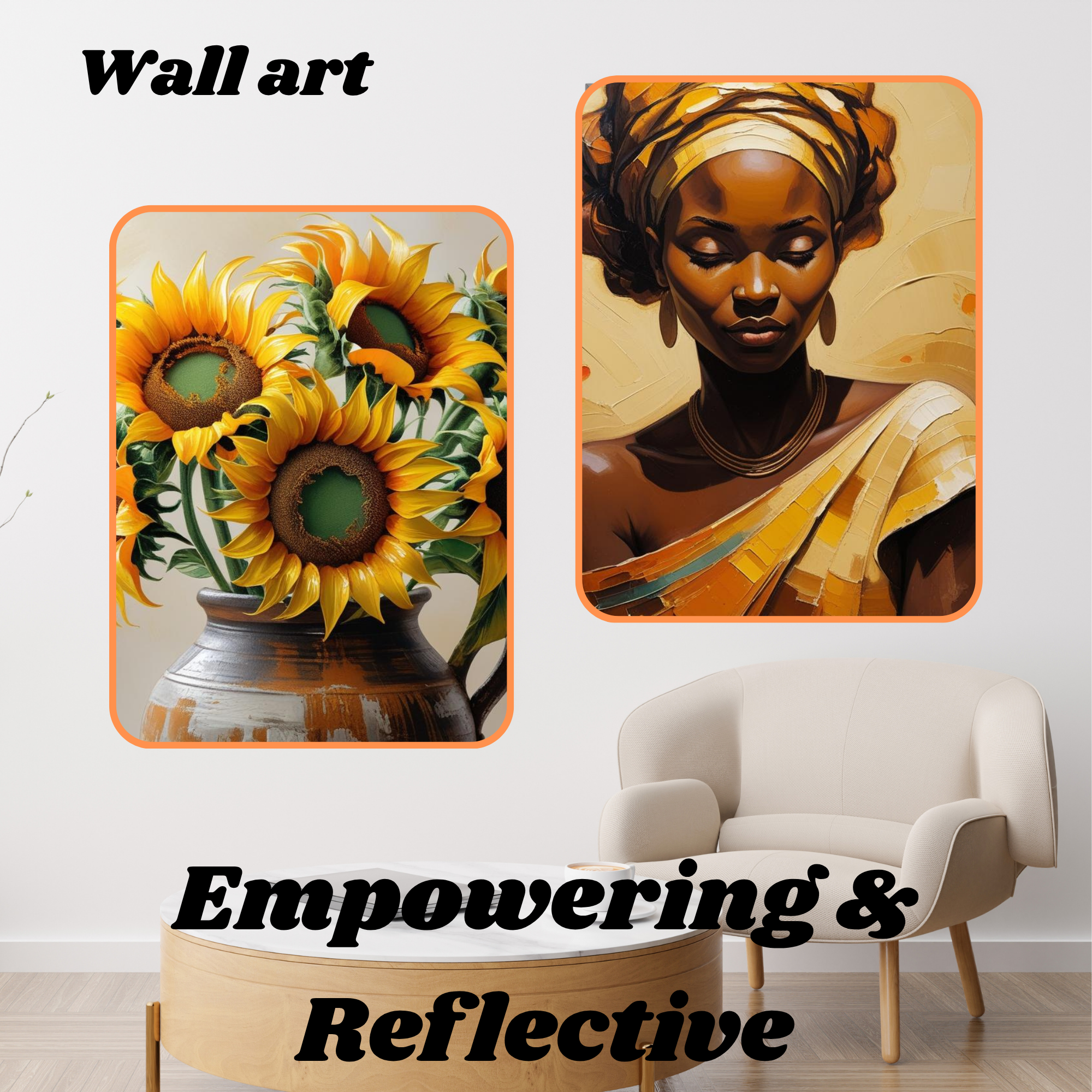 Empowering & Reflective-wall art