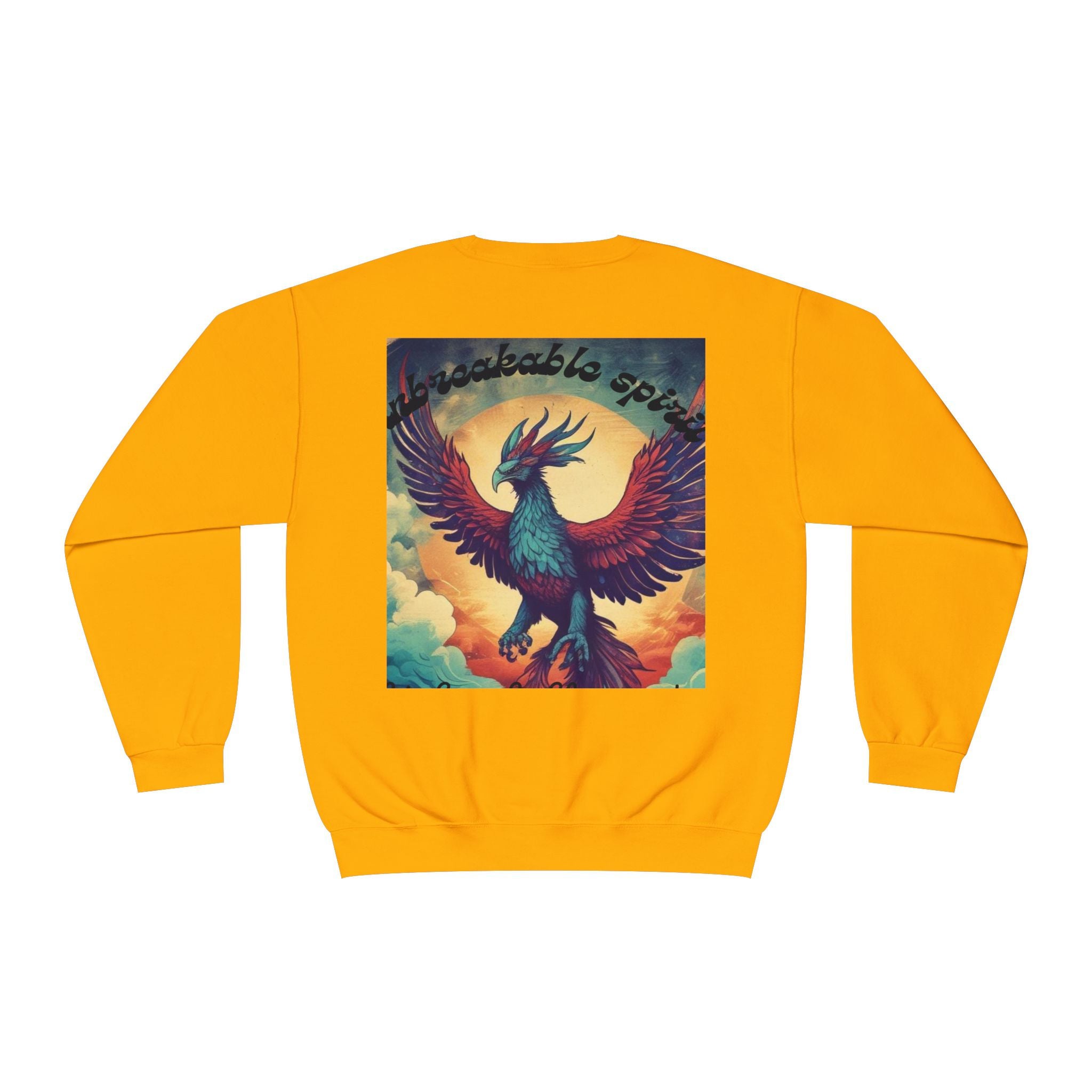 Unisex Phoenix Spirit Crewneck Sweatshirt - Bold Graphic Design