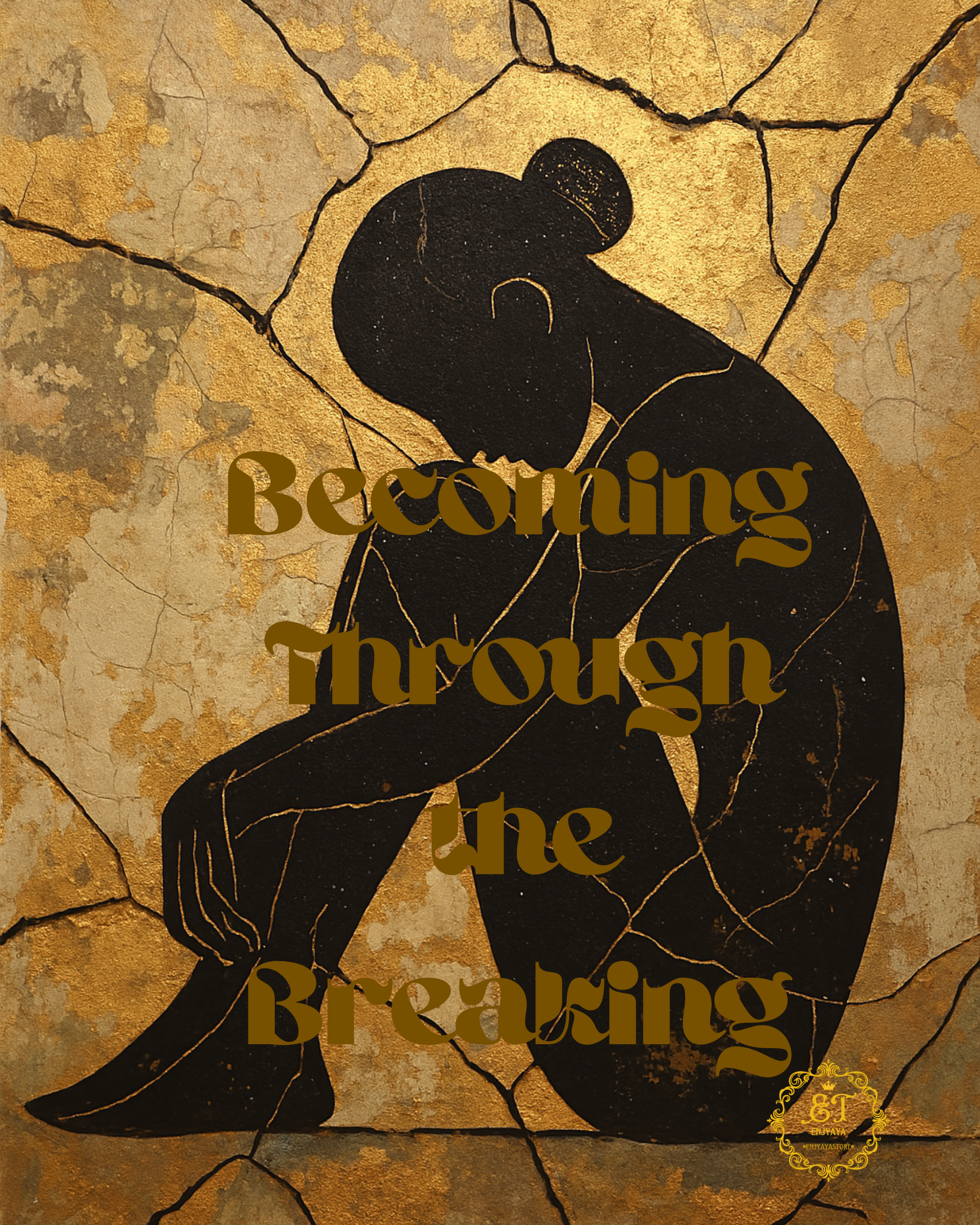 Becoming through breaking-Wall art