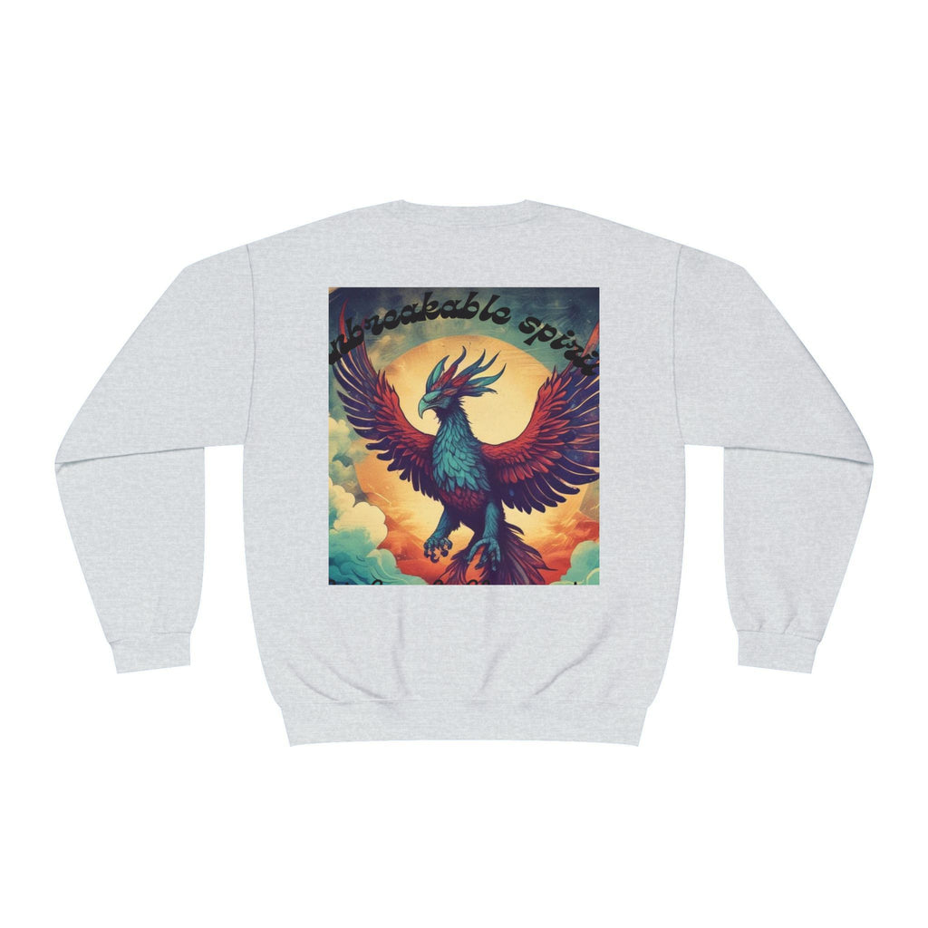 Unisex Phoenix Spirit Crewneck Sweatshirt - Bold Graphic Design