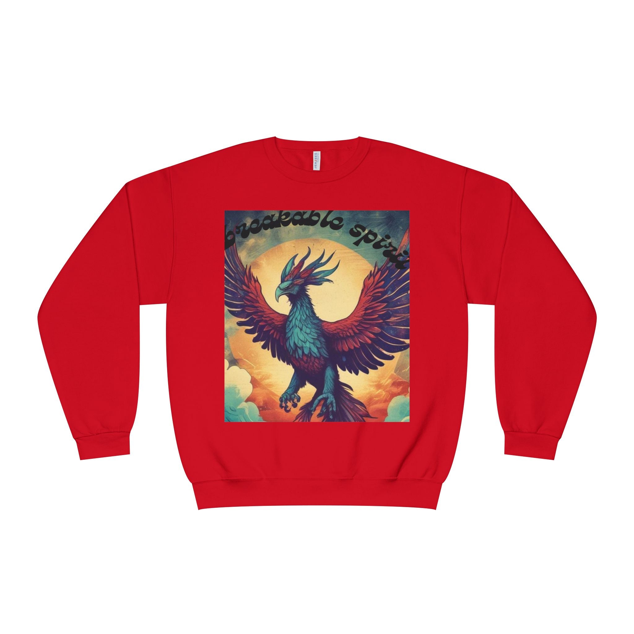 Unisex Phoenix Spirit Crewneck Sweatshirt - Bold Graphic Design