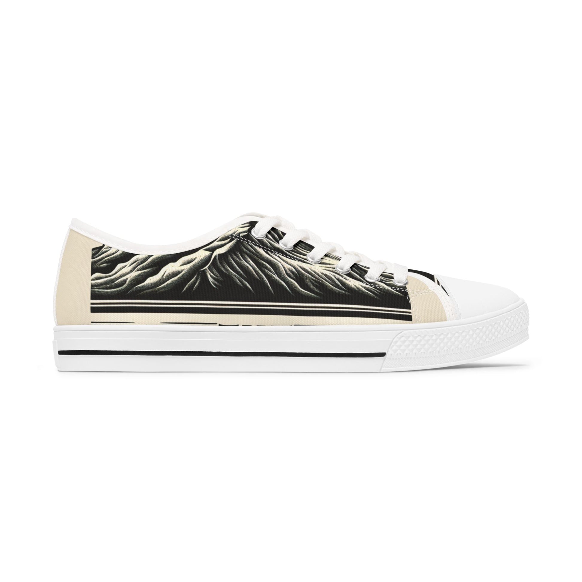 Artistic Low Top Sneakers for Women - Trendy & Comfortable Footwear