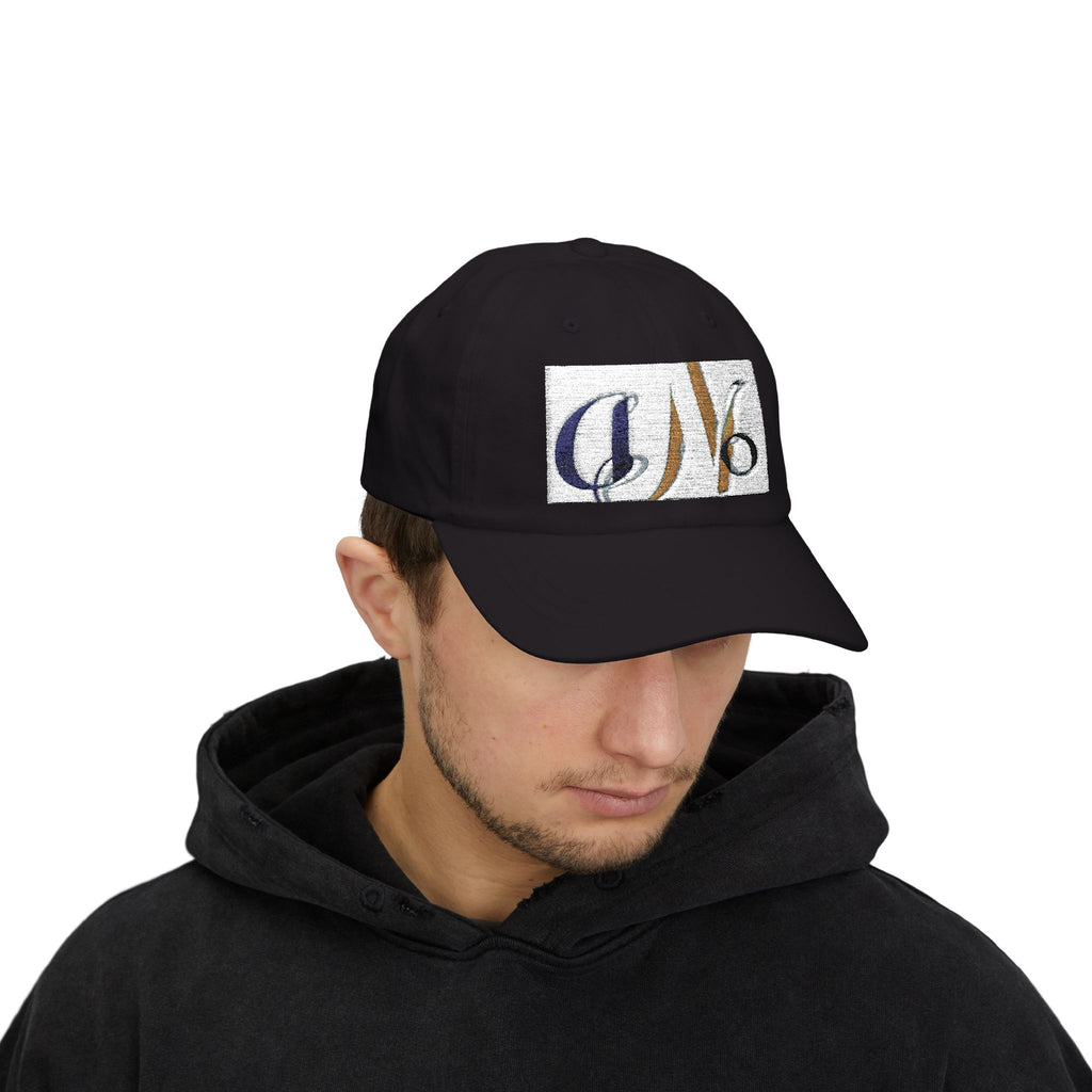 Stylish Classic Dad Cap with Elegant Monogram Design