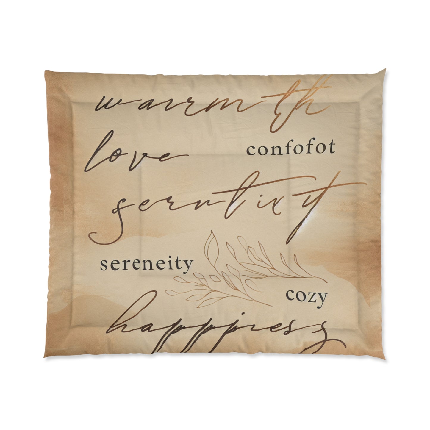 Serenity Comforter - Cozy Warmth & Love