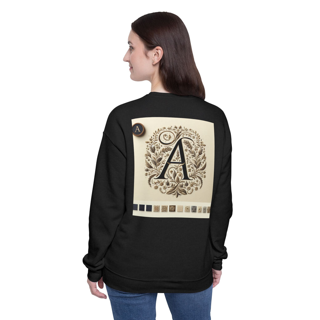 Personalized Monogram Unisex Drop Shoulder Sweatshirt