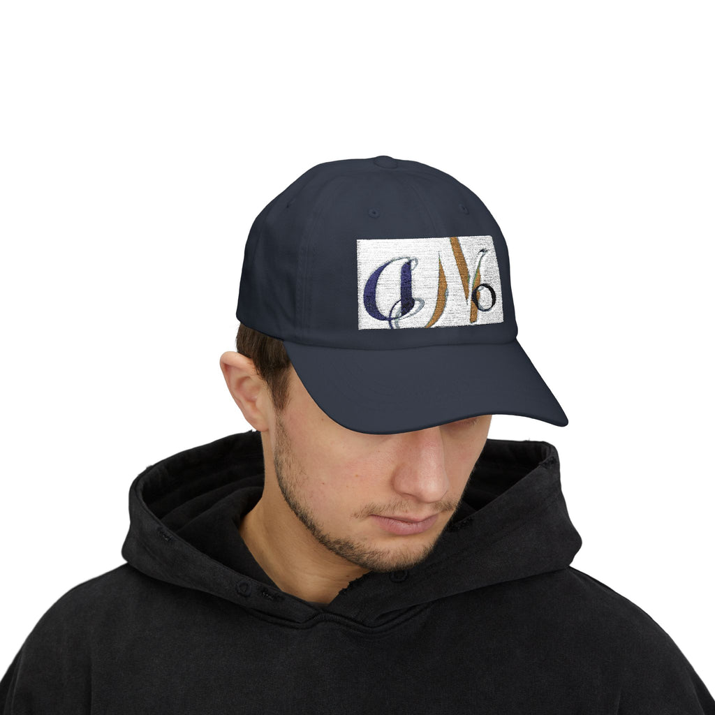 Stylish Classic Dad Cap with Elegant Monogram Design