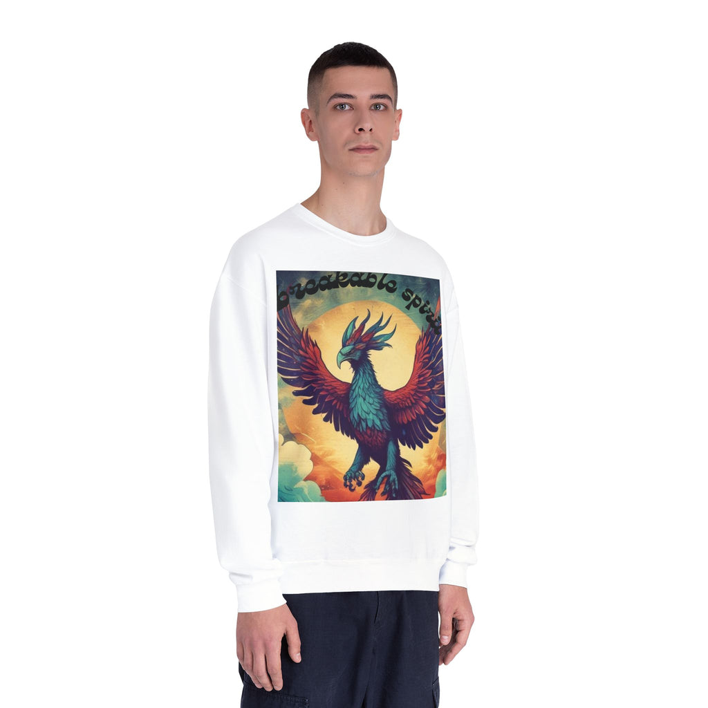 Unisex Phoenix Spirit Crewneck Sweatshirt - Bold Graphic Design