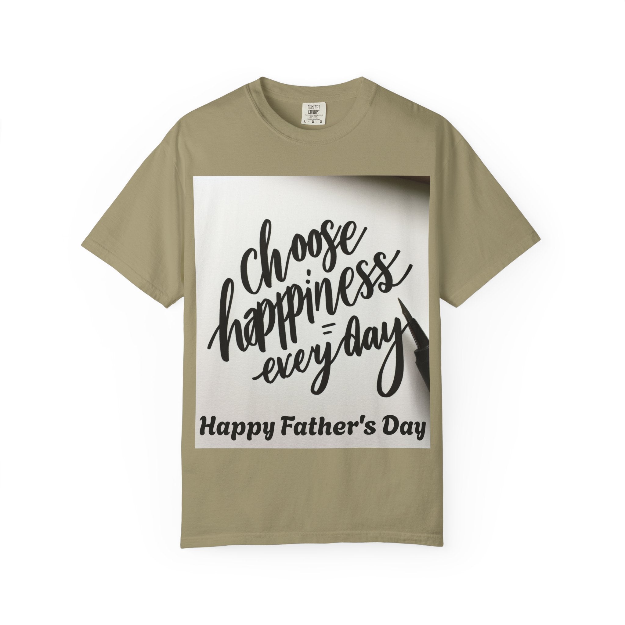 Happy Father's Day T-Shirt, Choose Happiness Gift for Dad, Unisex Graphic Tee, Casual Wear, Birthday Gift for Him