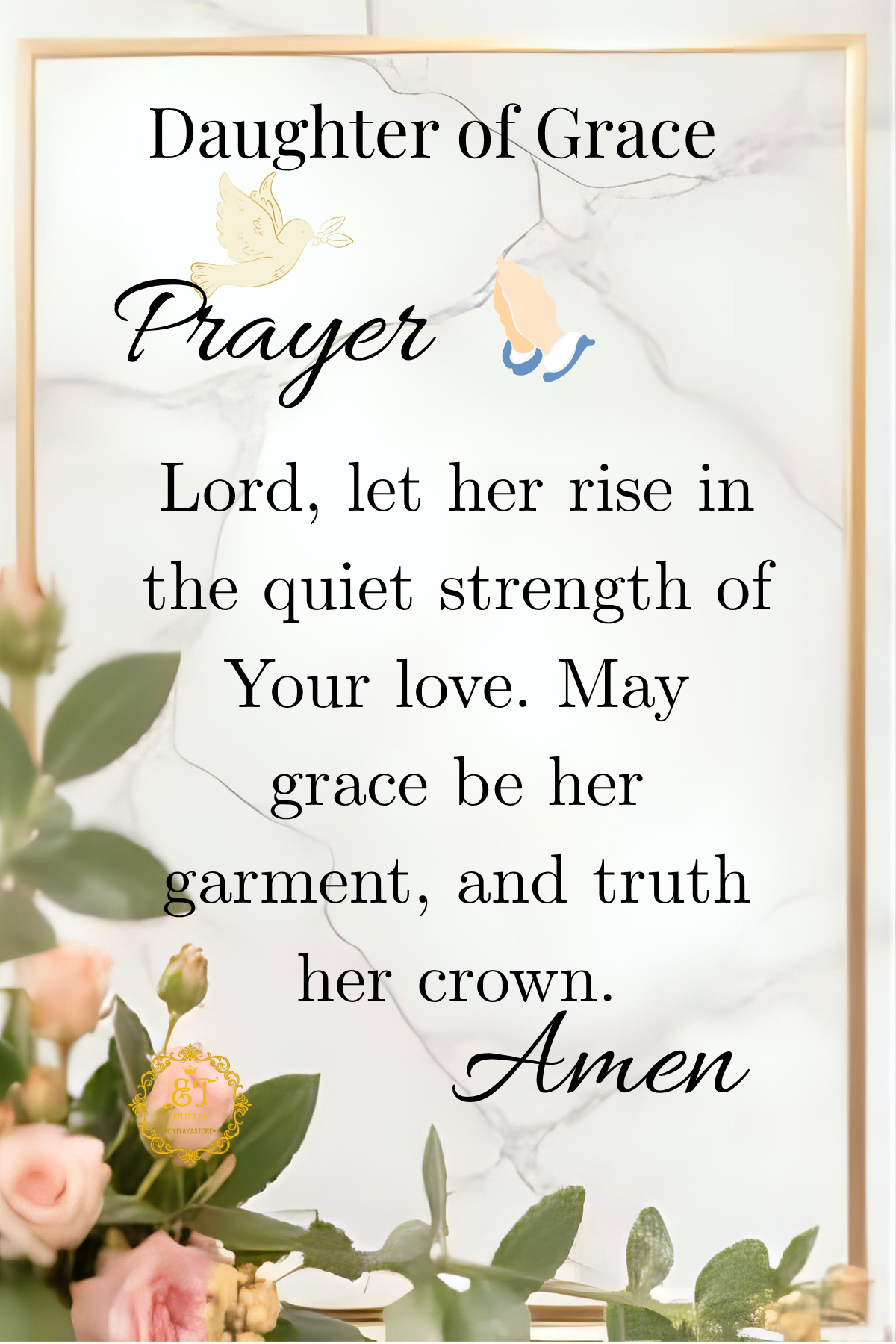 His Beloved Daughter-Prayer cards