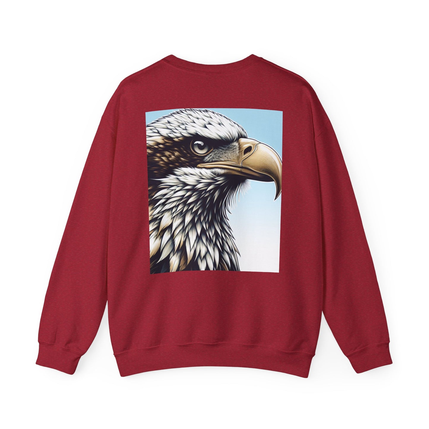 Unisex Heavy Blend Crewneck Sweatshirt - 'Unbreakable Spirit' Eagle Design