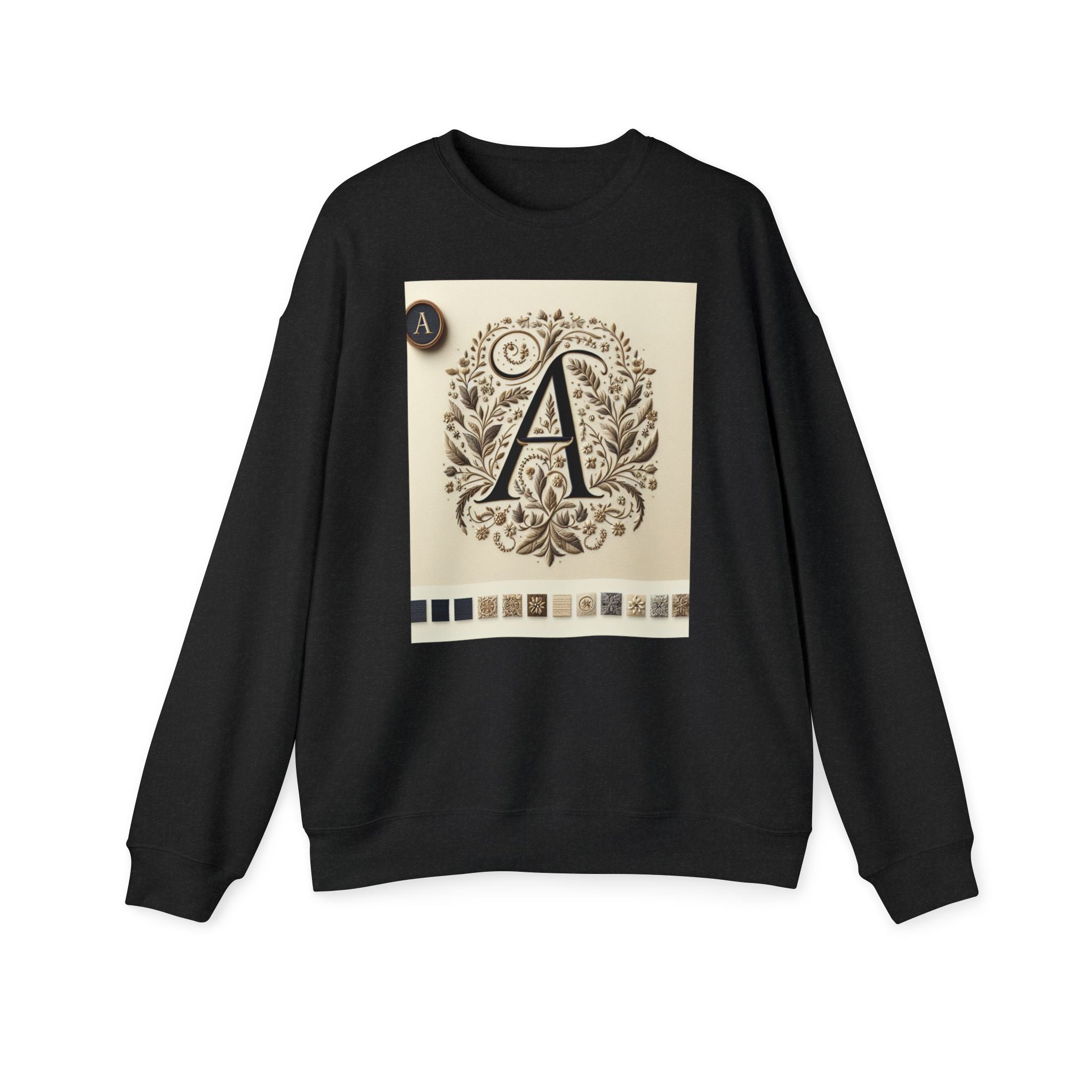 Personalized Monogram Unisex Drop Shoulder Sweatshirt