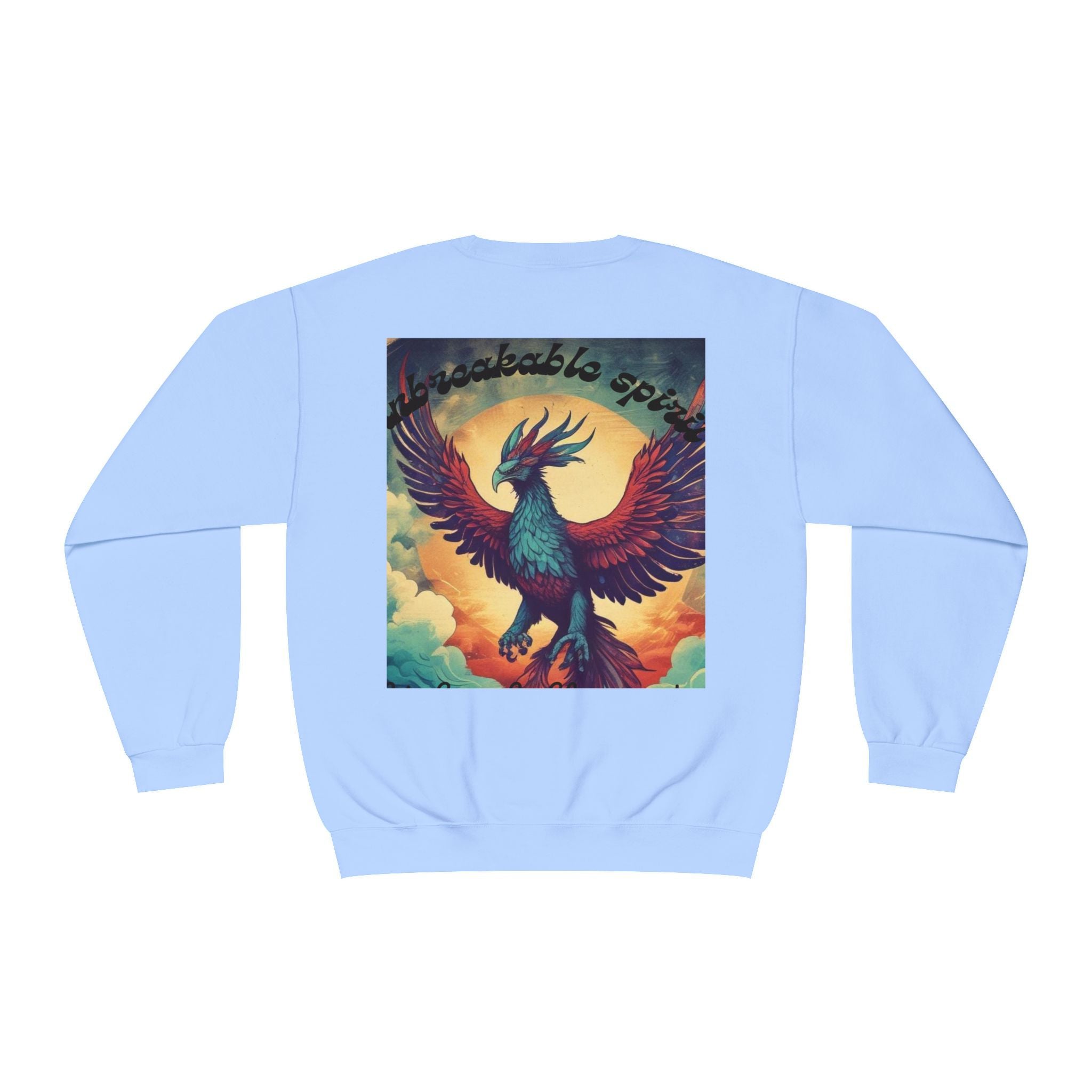 Unisex Phoenix Spirit Crewneck Sweatshirt - Bold Graphic Design