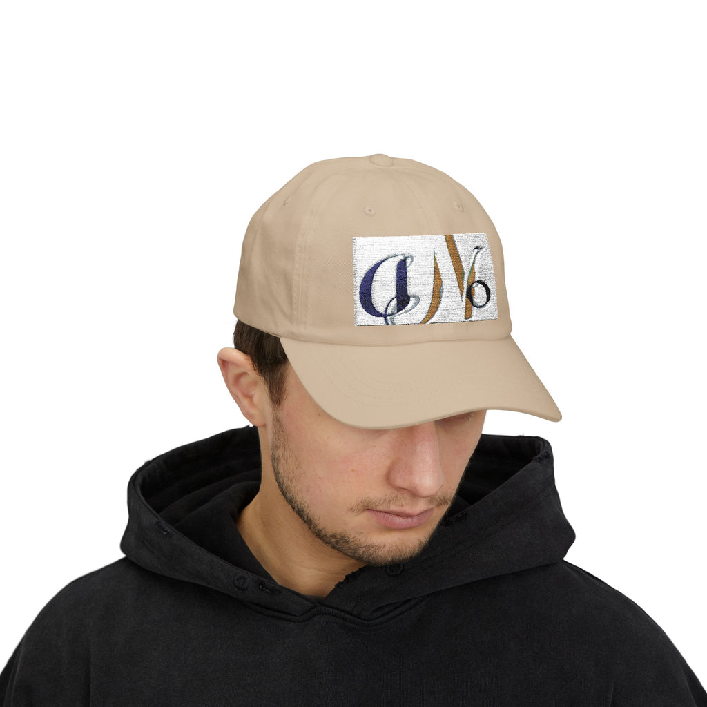 Stylish Classic Dad Cap with Elegant Monogram Design