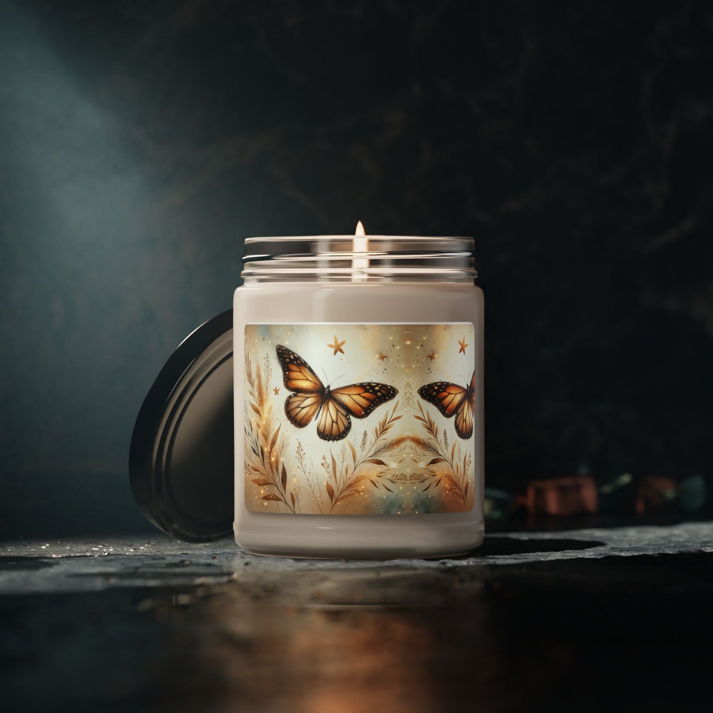 Butterfly Dreams Scented Soy Candle - 9oz - Eco-Friendly Aromatherapy for Relaxation & Home Decor