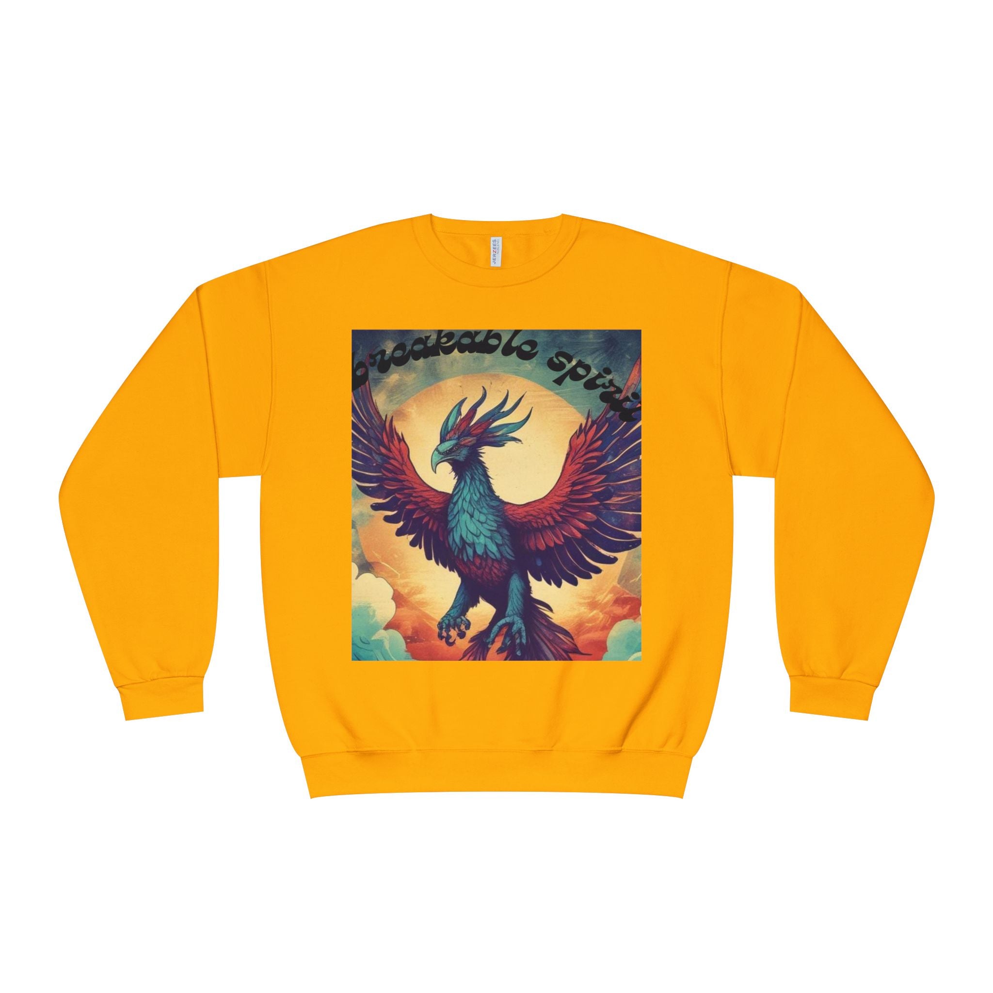 Unisex Phoenix Spirit Crewneck Sweatshirt - Bold Graphic Design