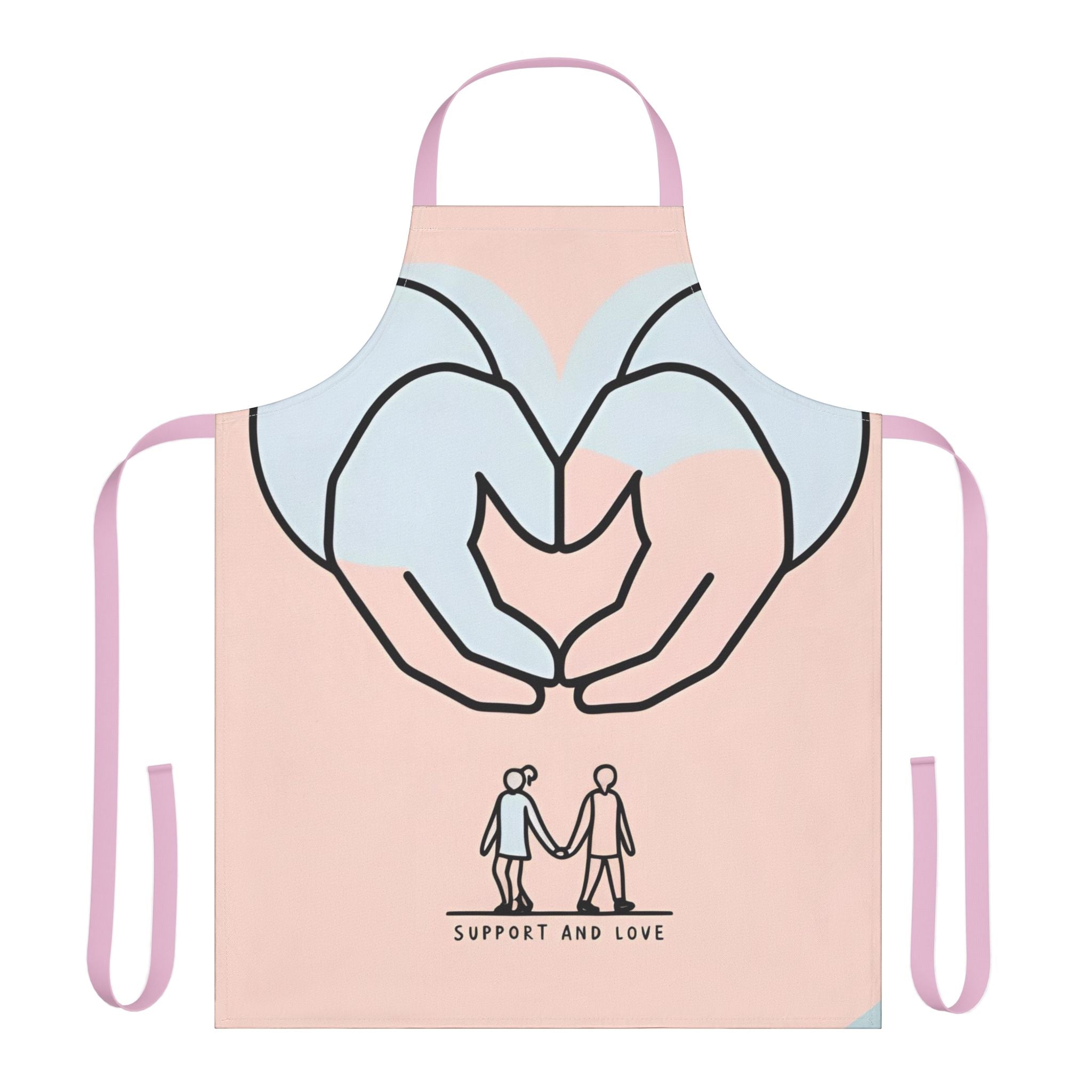 Support and Love Apron with 5-Color Straps