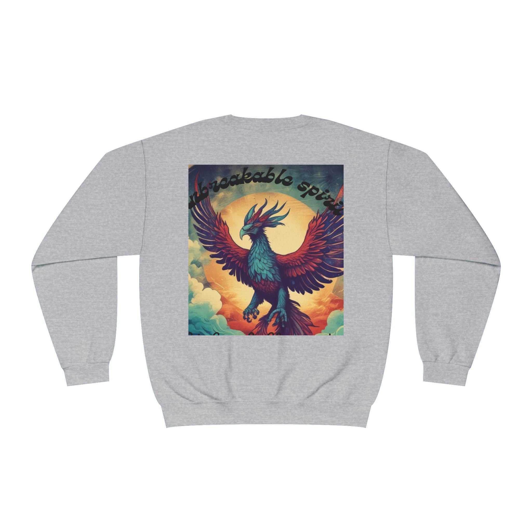 Unisex Phoenix Spirit Crewneck Sweatshirt - Bold Graphic Design