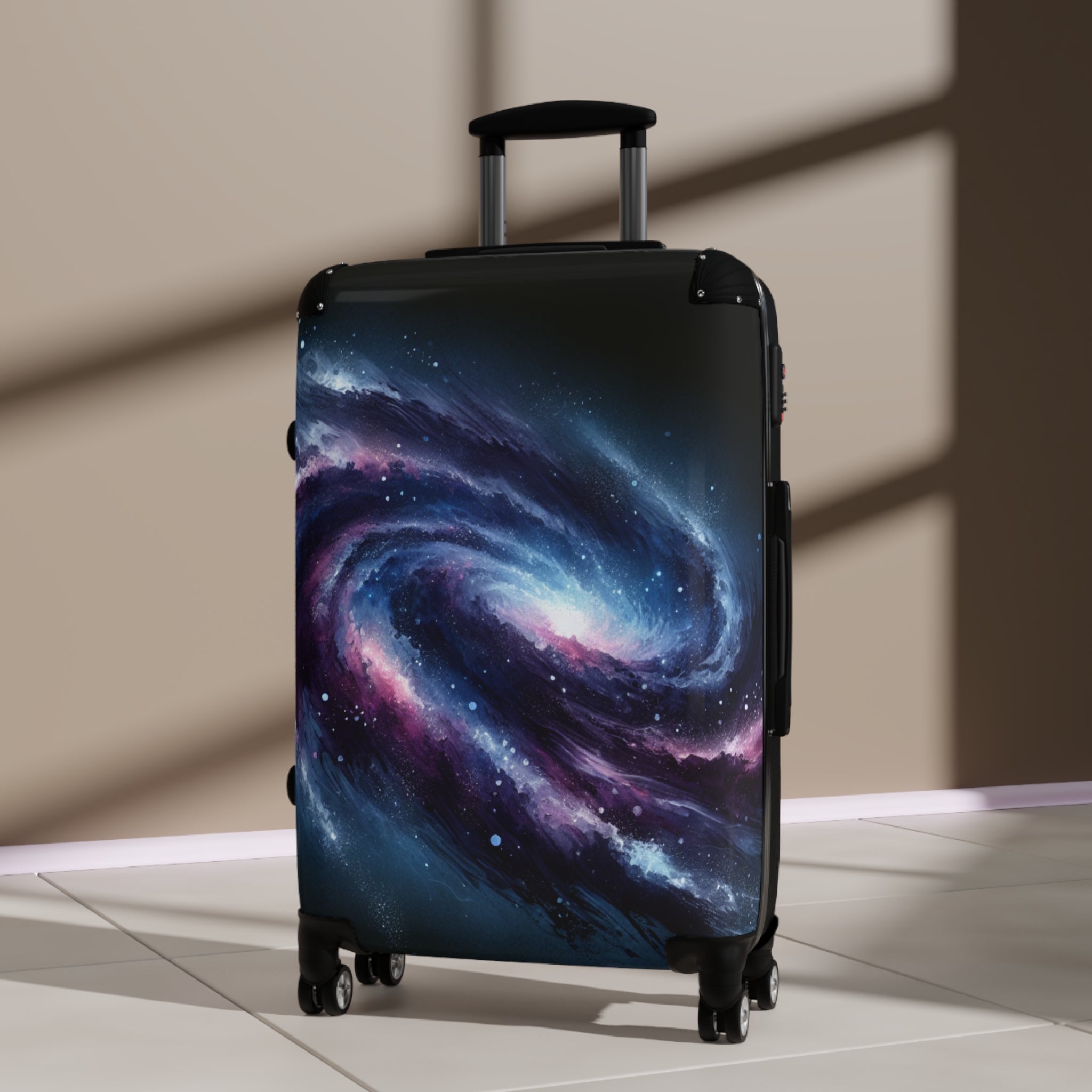 Cosmic Galaxy Suitcase - Stylish Travel Luggage for Adventurers