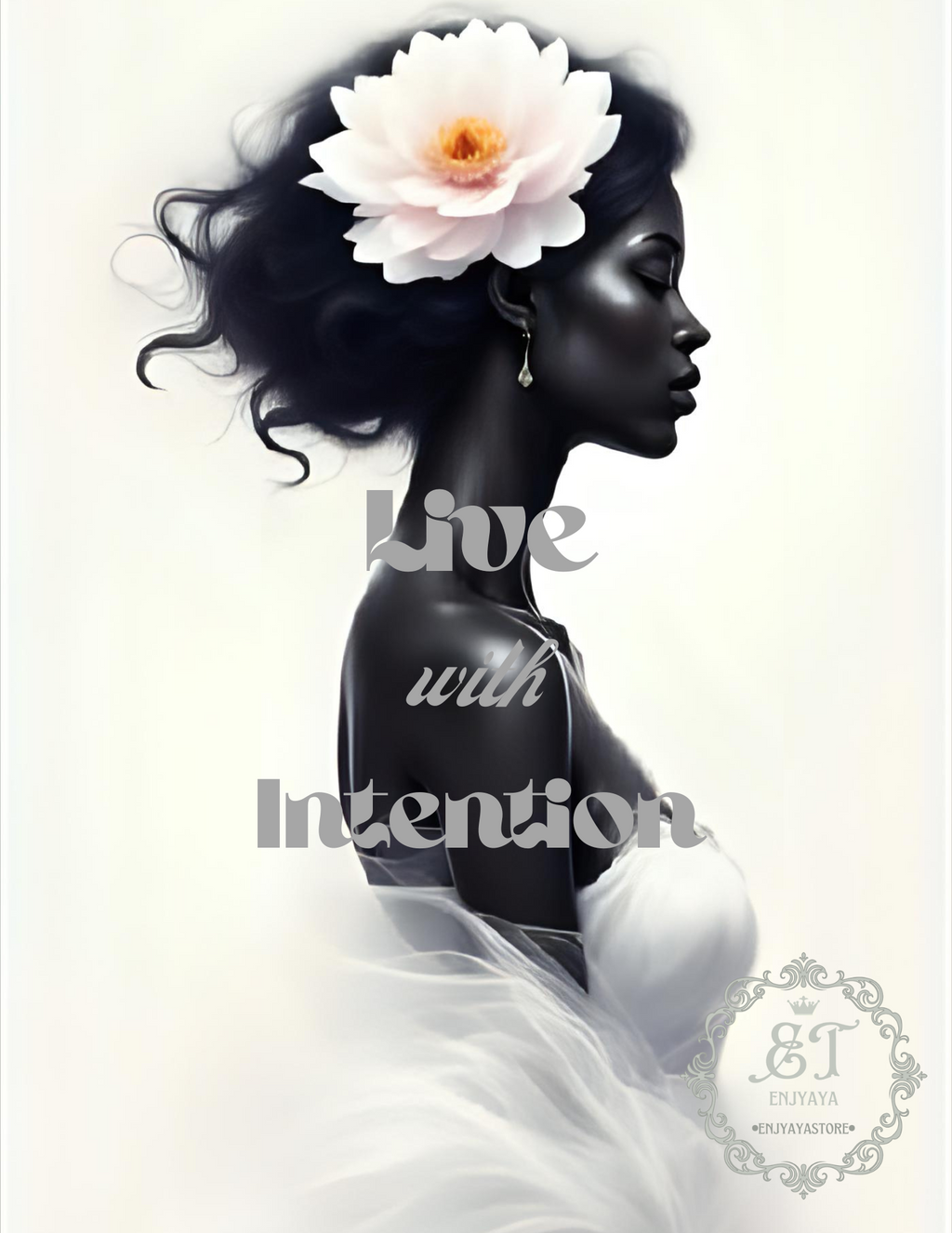 Live with Intention-Wall art