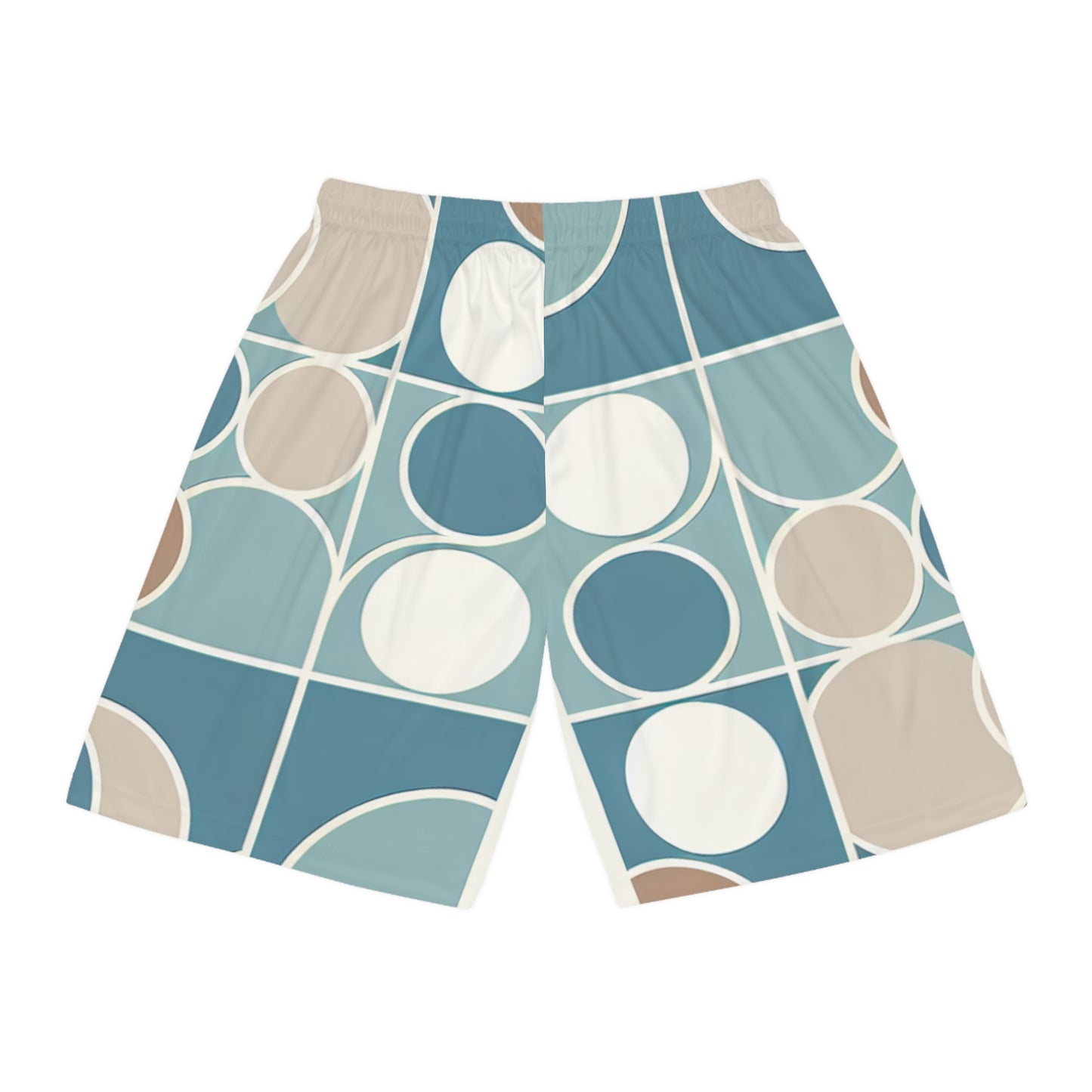 Geometric Pattern Basketball Shorts - Stylish and Comfortable Sportswear